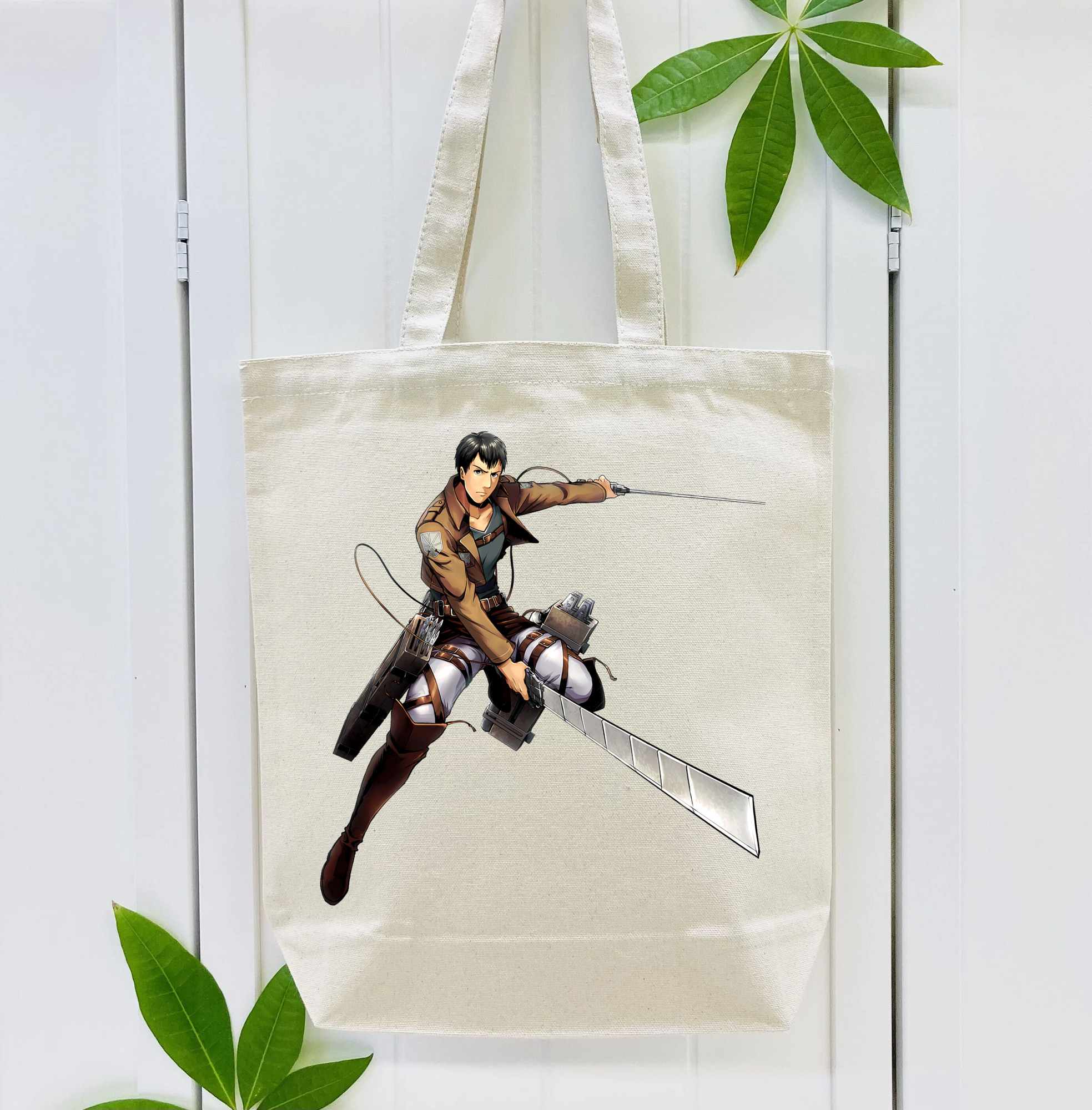 進撃の巨人 ベルトルト・フーバー Attack on Titan Bertholdt Hoover 縦型キャンバス生地手提げバッグ　トートバッグ