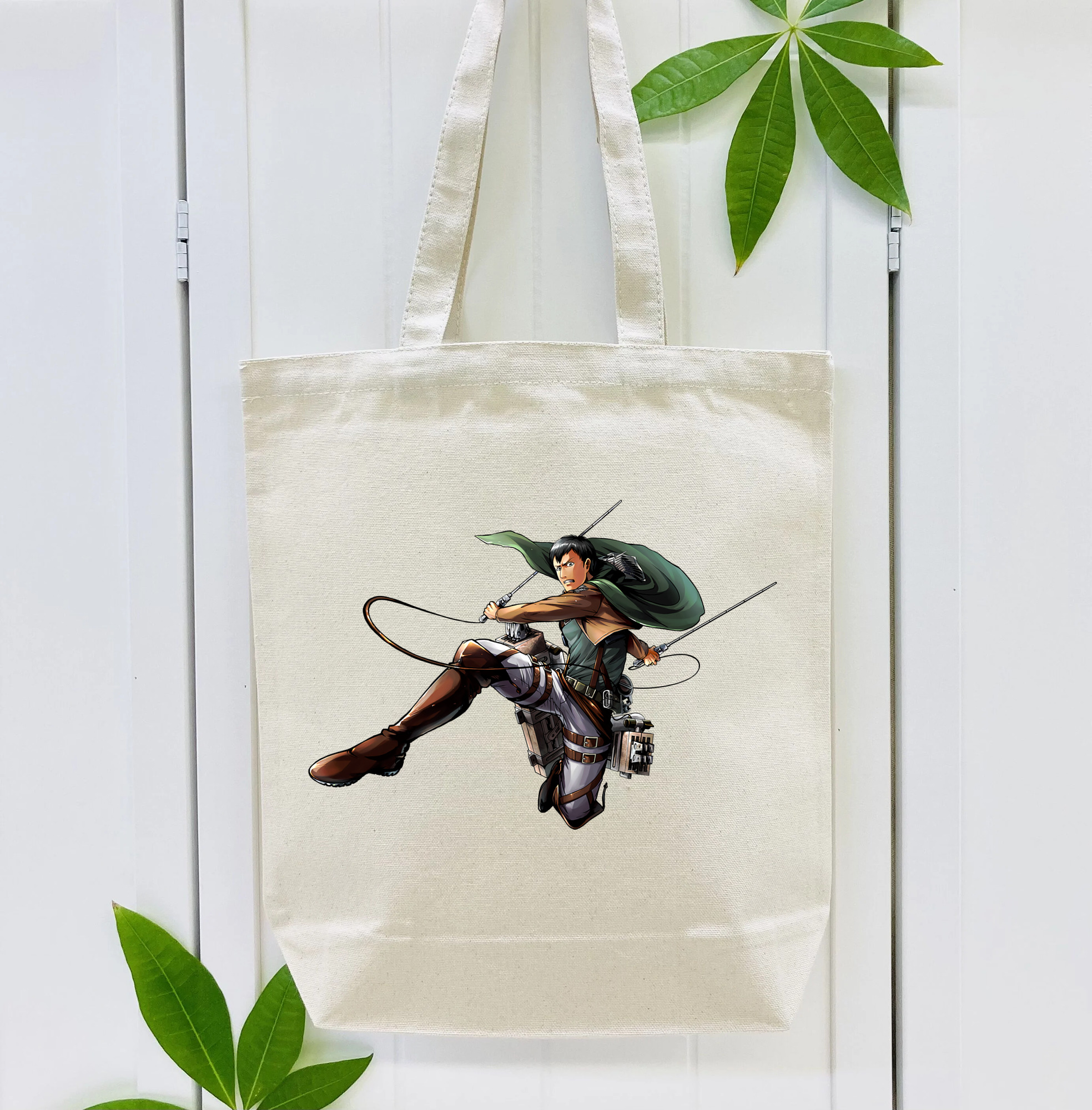 進撃の巨人 ベルトルト・フーバー Attack on Titan Bertholdt Hoover 縦型キャンバス生地手提げバッグ　トートバッグ