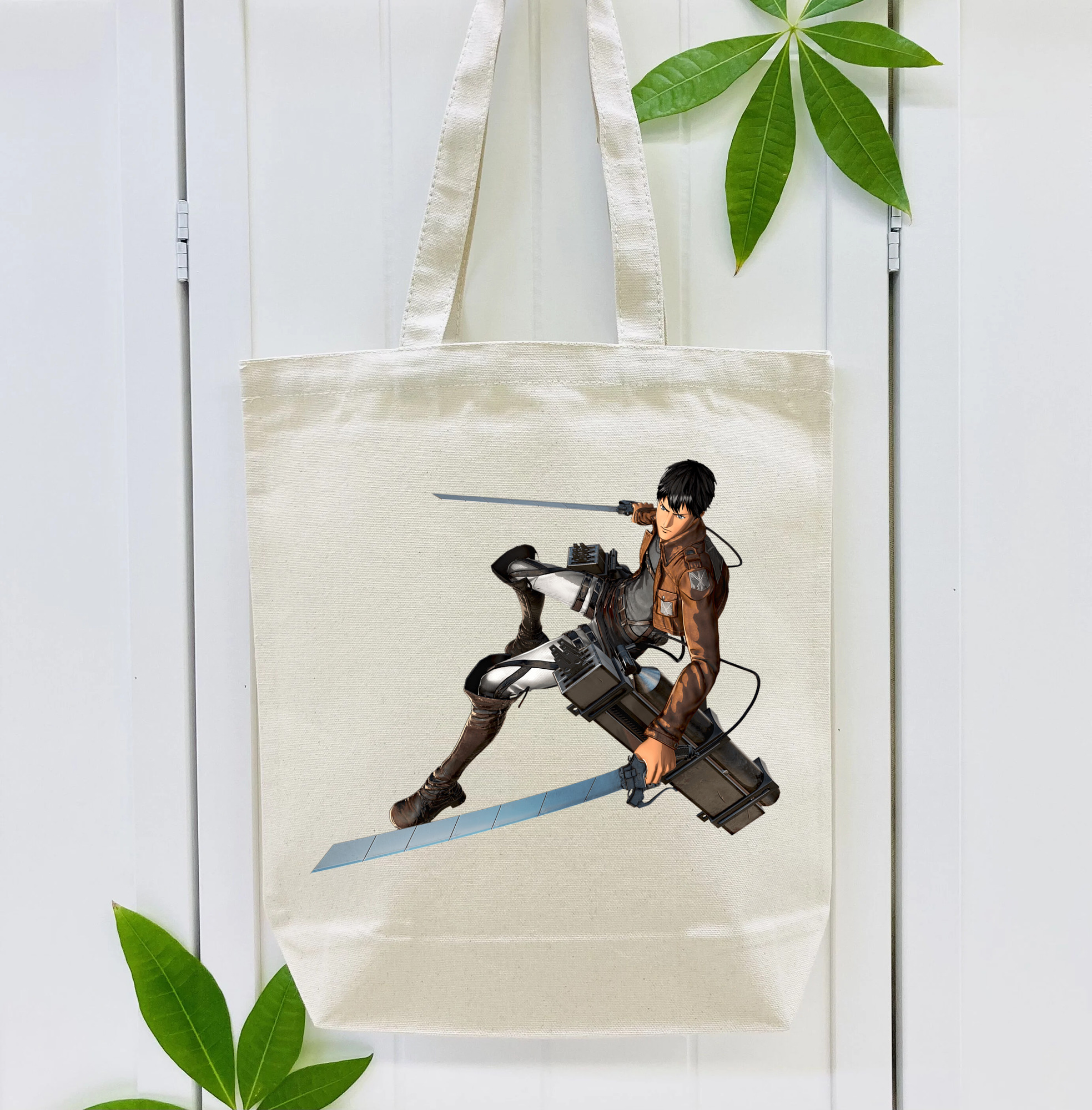 進撃の巨人 ベルトルト・フーバー Attack on Titan Bertholdt Hoover 縦型キャンバス生地手提げバッグ　トートバッグ