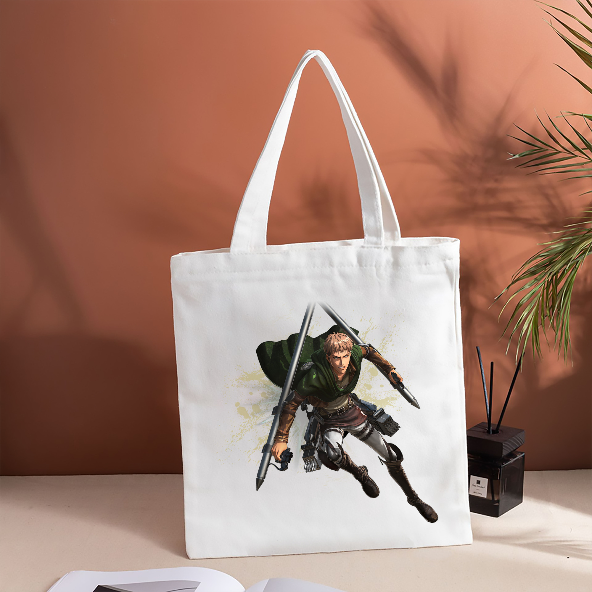 進撃の巨人 ジャン・キルシュタイン Attack on Titan Jean Kirstein 縦型キャンバス生地手提げバッグ　トートバッグ