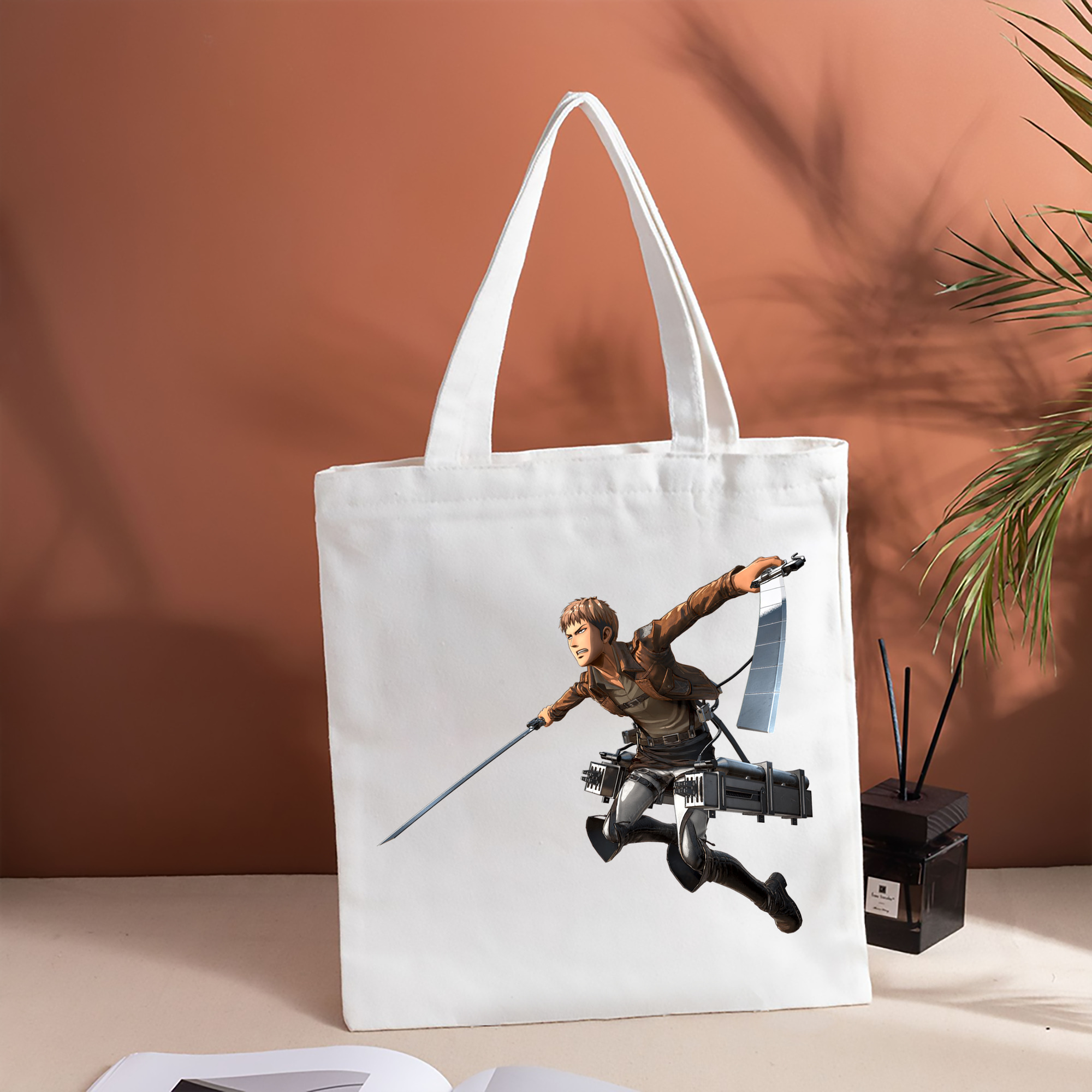 進撃の巨人 ジャン・キルシュタイン Attack on Titan Jean Kirstein 縦型キャンバス生地手提げバッグ　トートバッグ