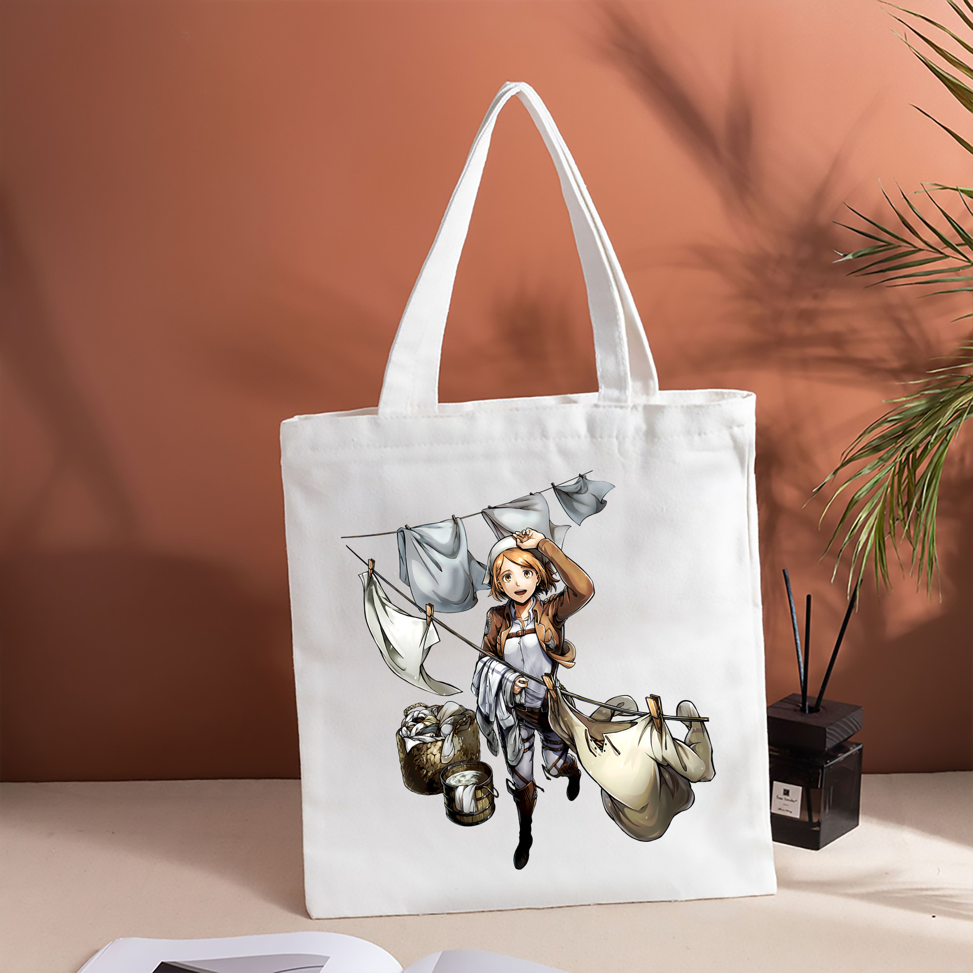 進撃の巨人 ペトラ·ラル Attack on Titan Petra Rall 縦型キャンバス生地手提げバッグ　トートバッグ