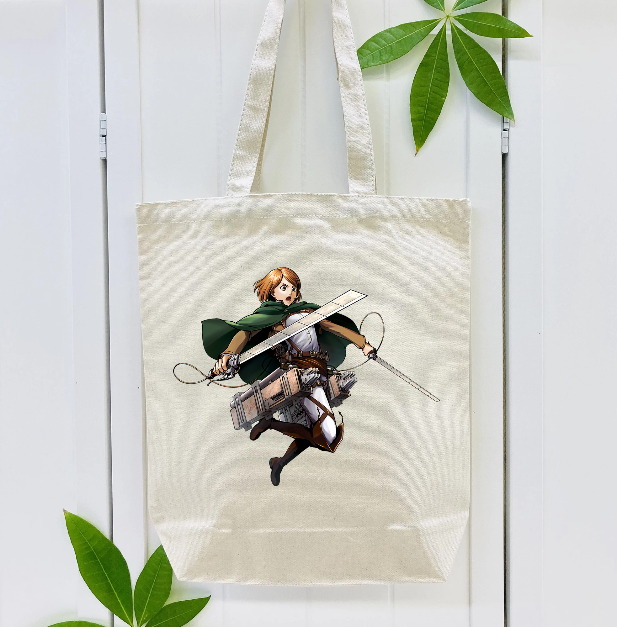進撃の巨人 ペトラ·ラル Attack on Titan Petra Rall 縦型キャンバス生地手提げバッグ　トートバッグ