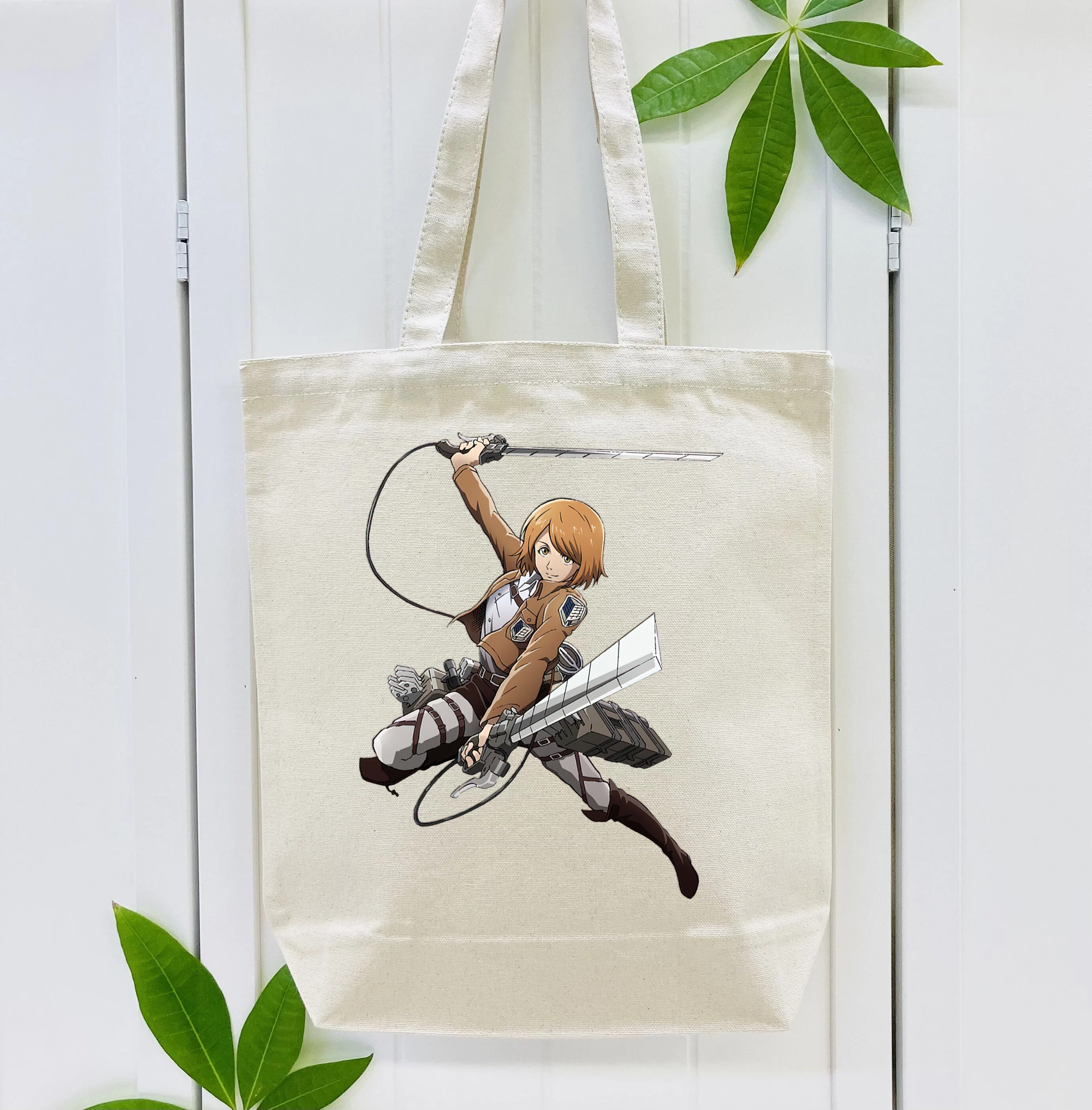 進撃の巨人 ペトラ·ラル Attack on Titan Petra Rall 縦型キャンバス生地手提げバッグ　トートバッグ