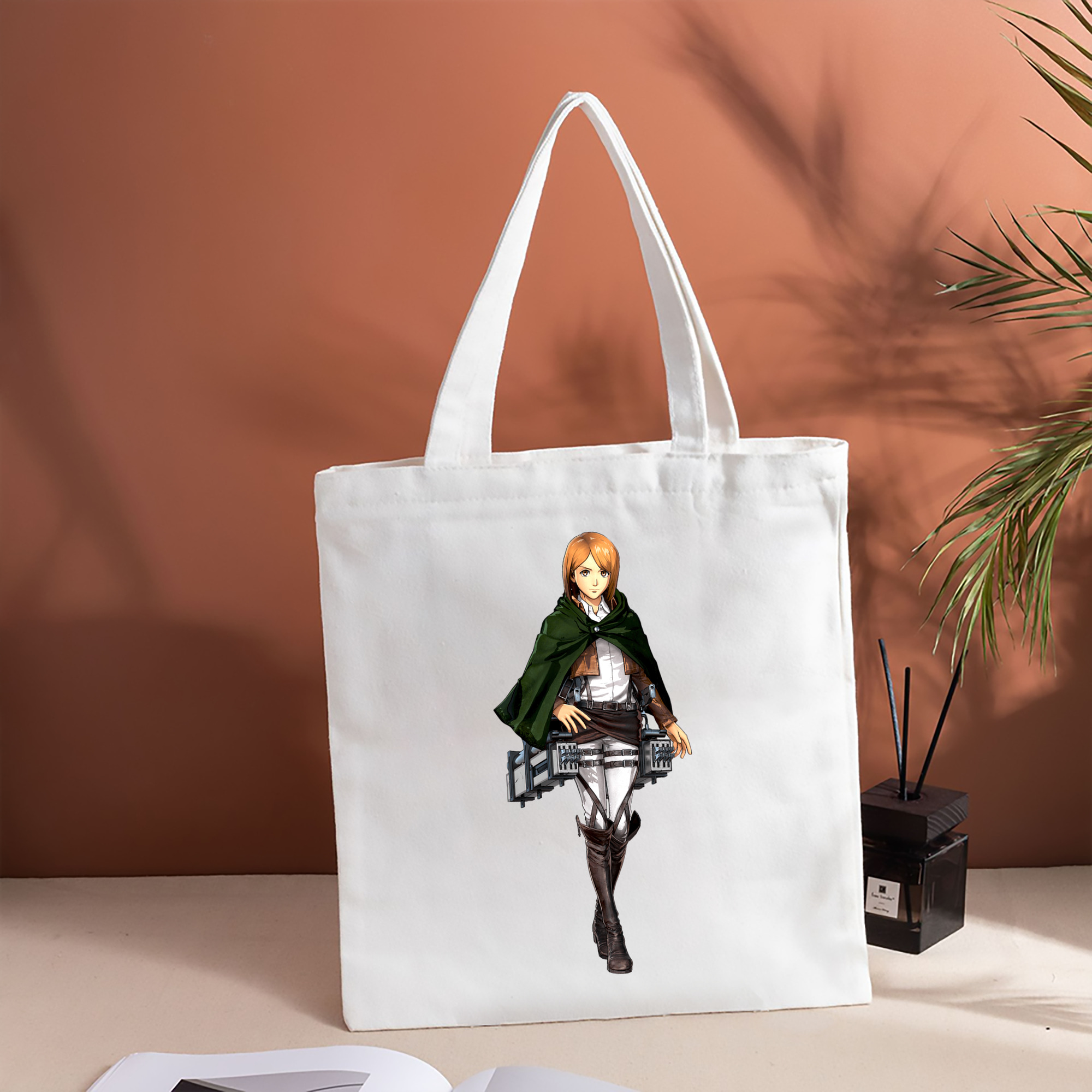 進撃の巨人 ペトラ·ラル Attack on Titan Petra Rall 縦型キャンバス生地手提げバッグ　トートバッグ