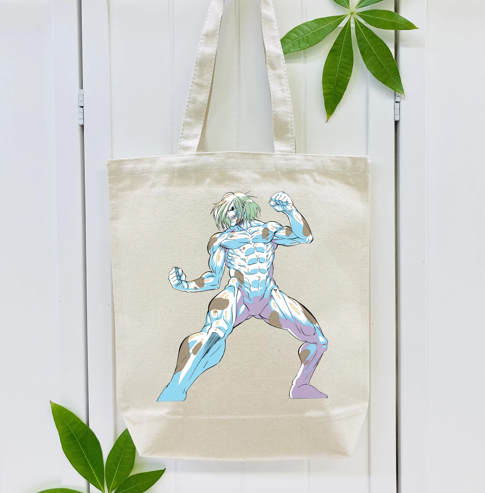 進撃の巨人 Attack on Titan 縦型キャンバス生地手提げバッグ　トートバッグ