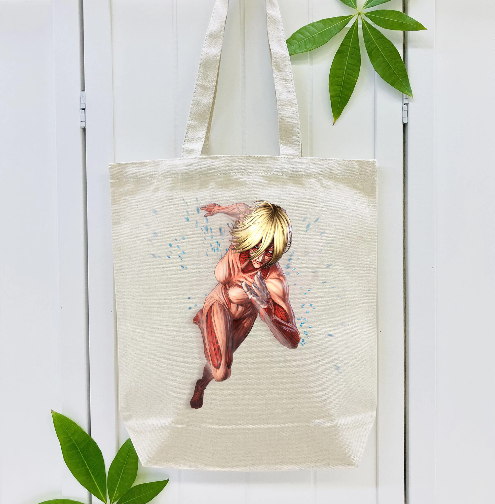 進撃の巨人 Attack on Titan 縦型キャンバス生地手提げバッグ　トートバッグ