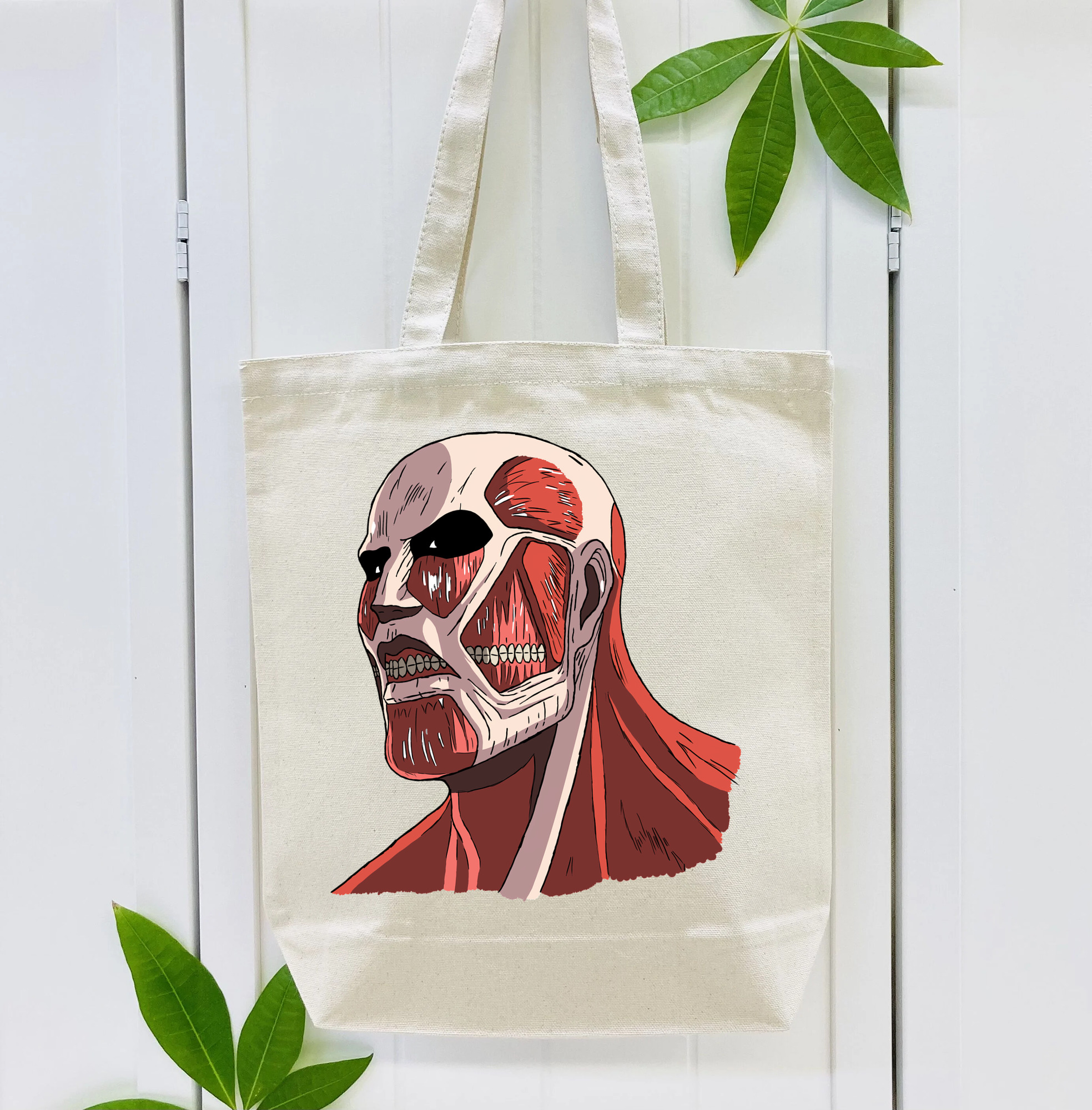 進撃の巨人 Attack on Titan 縦型キャンバス生地手提げバッグ　トートバッグ