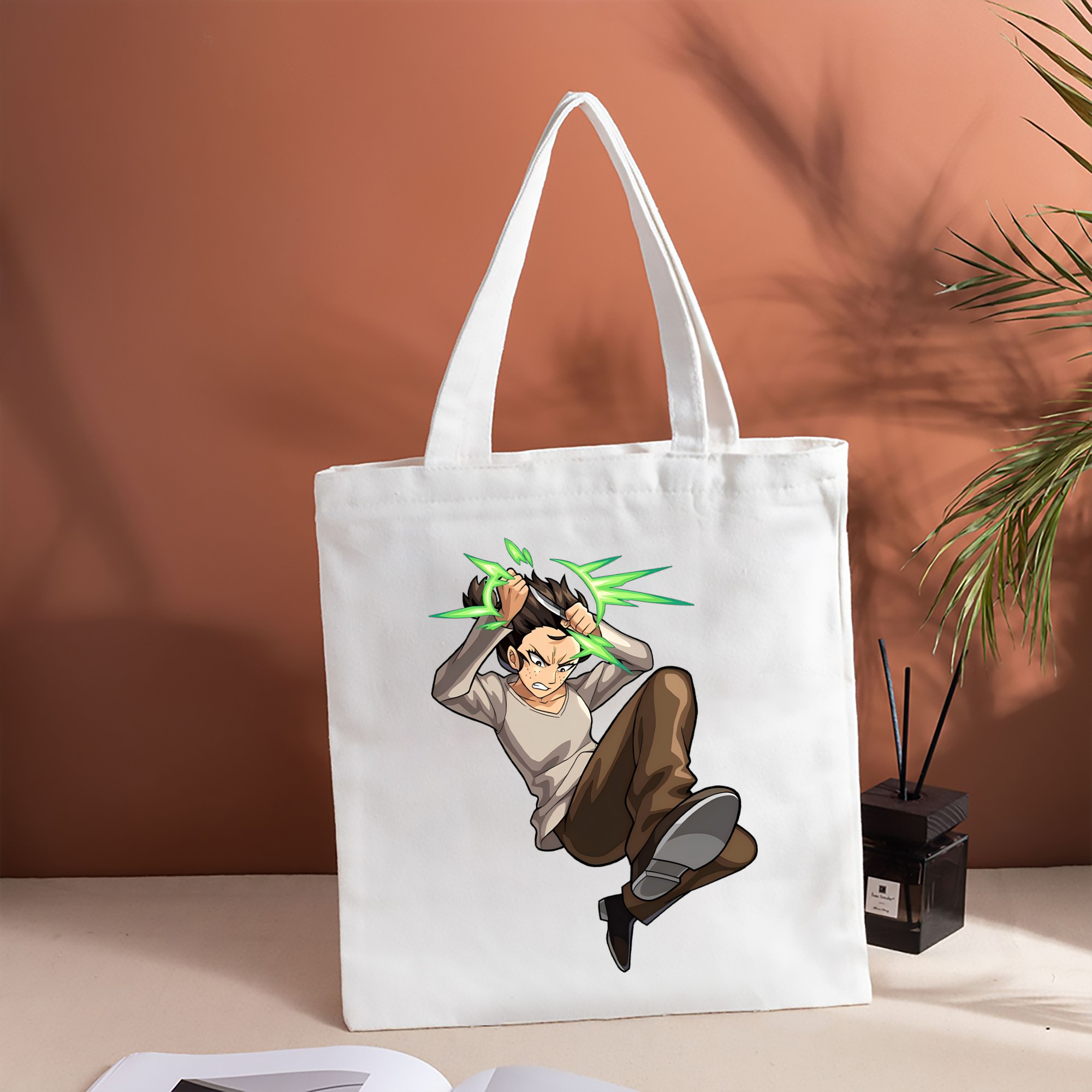 進撃の巨人 Attack on Titan 縦型キャンバス生地手提げバッグ　トートバッグ