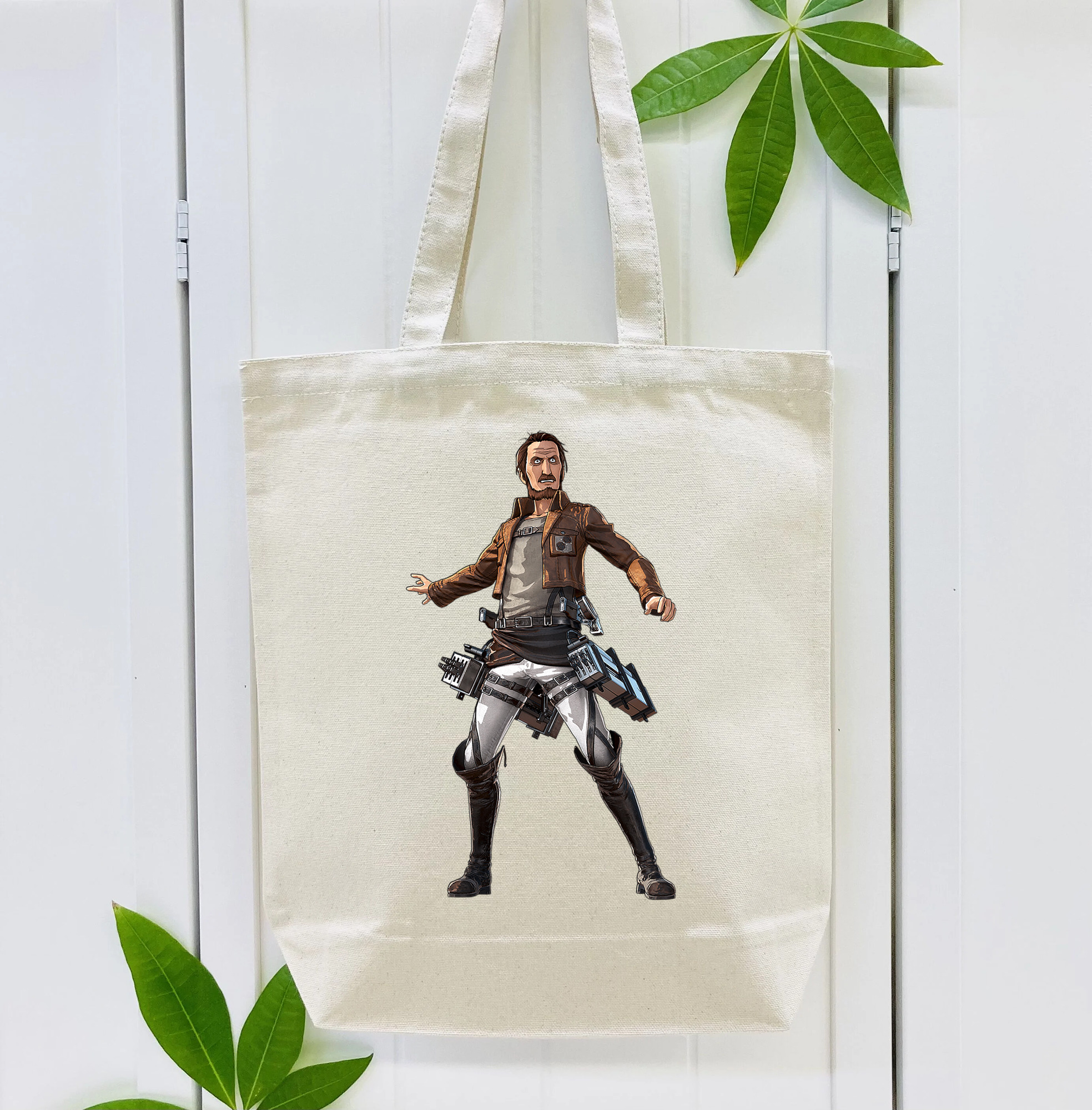 進撃の巨人 Attack on Titan 縦型キャンバス生地手提げバッグ　トートバッグ
