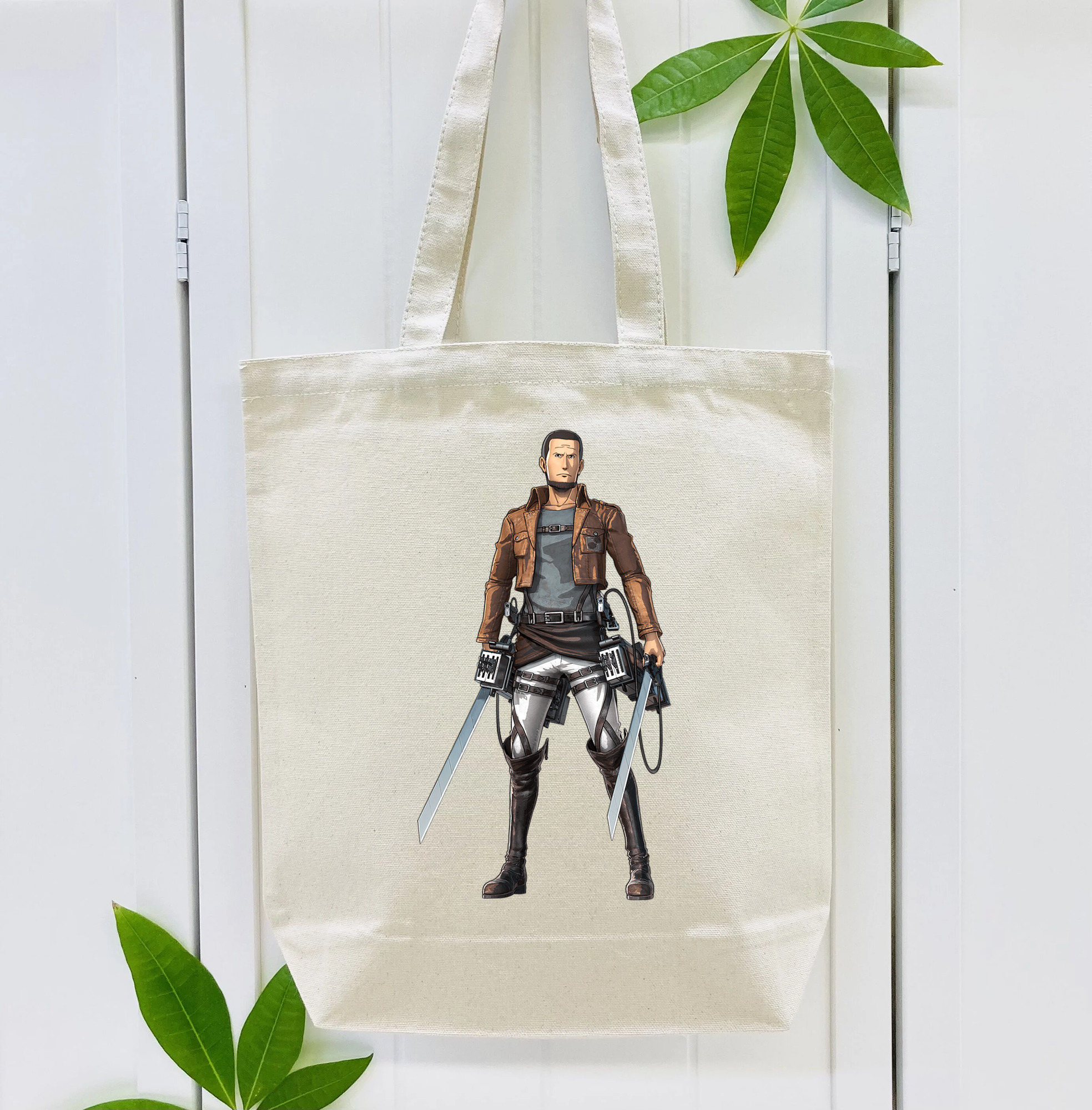 進撃の巨人 Attack on Titan 縦型キャンバス生地手提げバッグ　トートバッグ