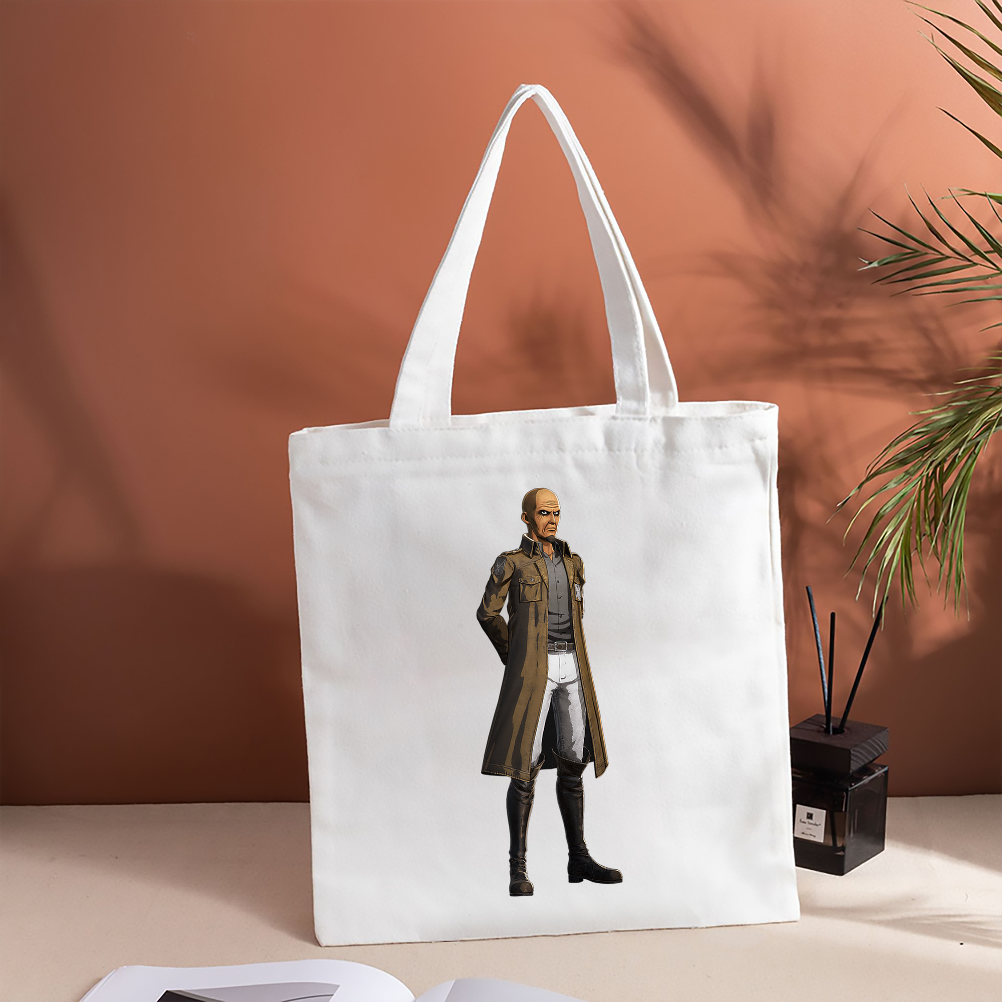 進撃の巨人 Attack on Titan 縦型キャンバス生地手提げバッグ　トートバッグ