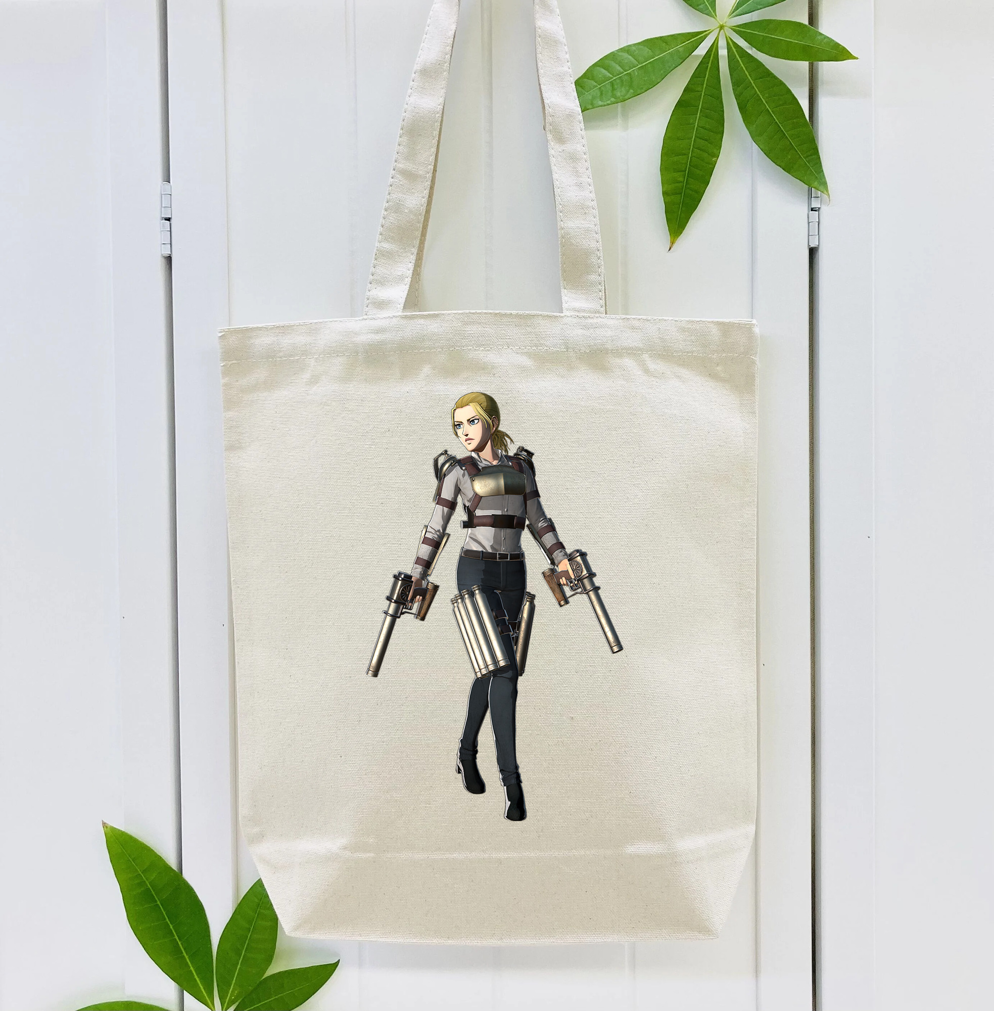 進撃の巨人 Attack on Titan 縦型キャンバス生地手提げバッグ　トートバッグ
