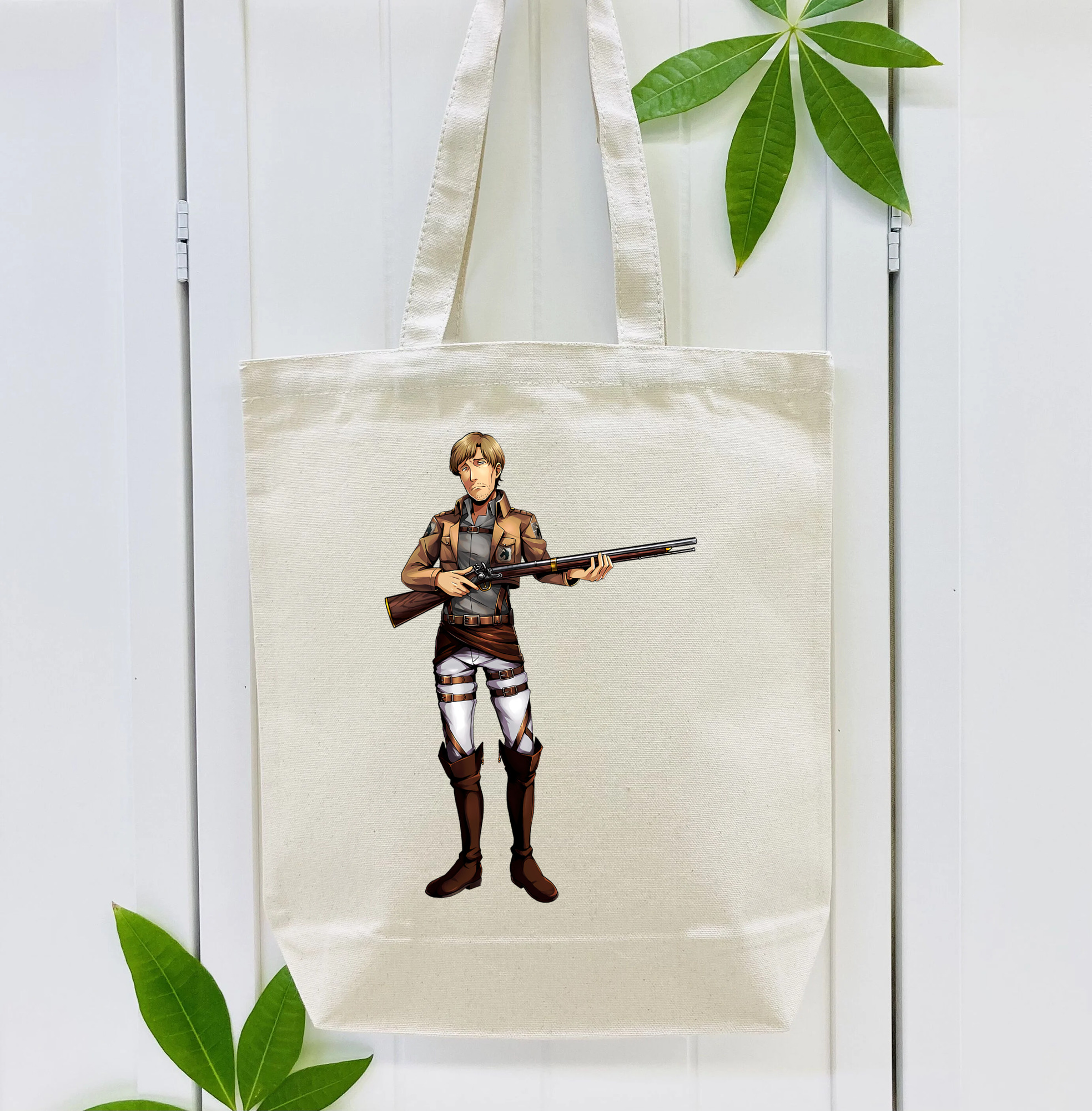 進撃の巨人 Attack on Titan 縦型キャンバス生地手提げバッグ　トートバッグ