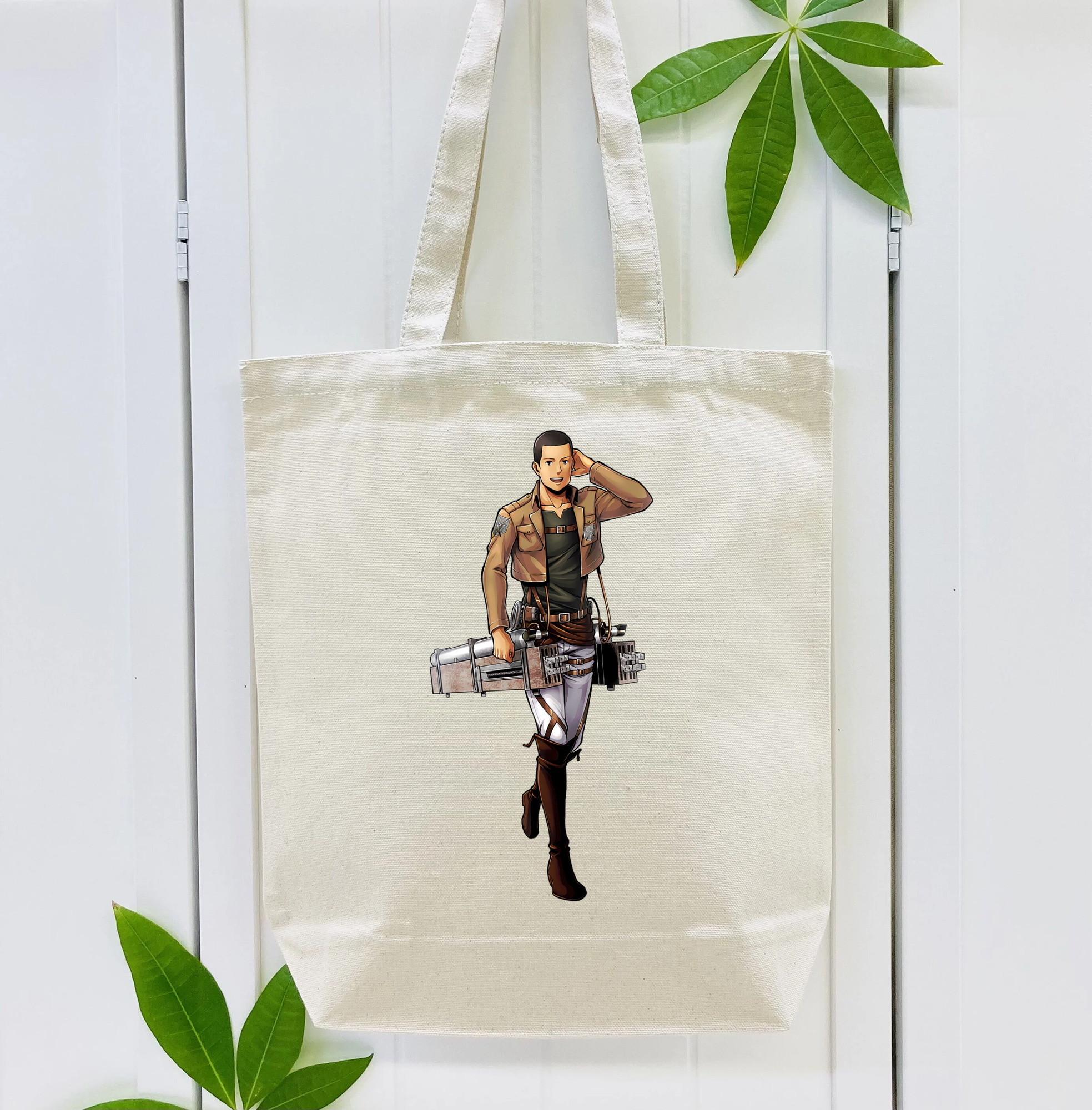進撃の巨人 Attack on Titan 縦型キャンバス生地手提げバッグ　トートバッグ