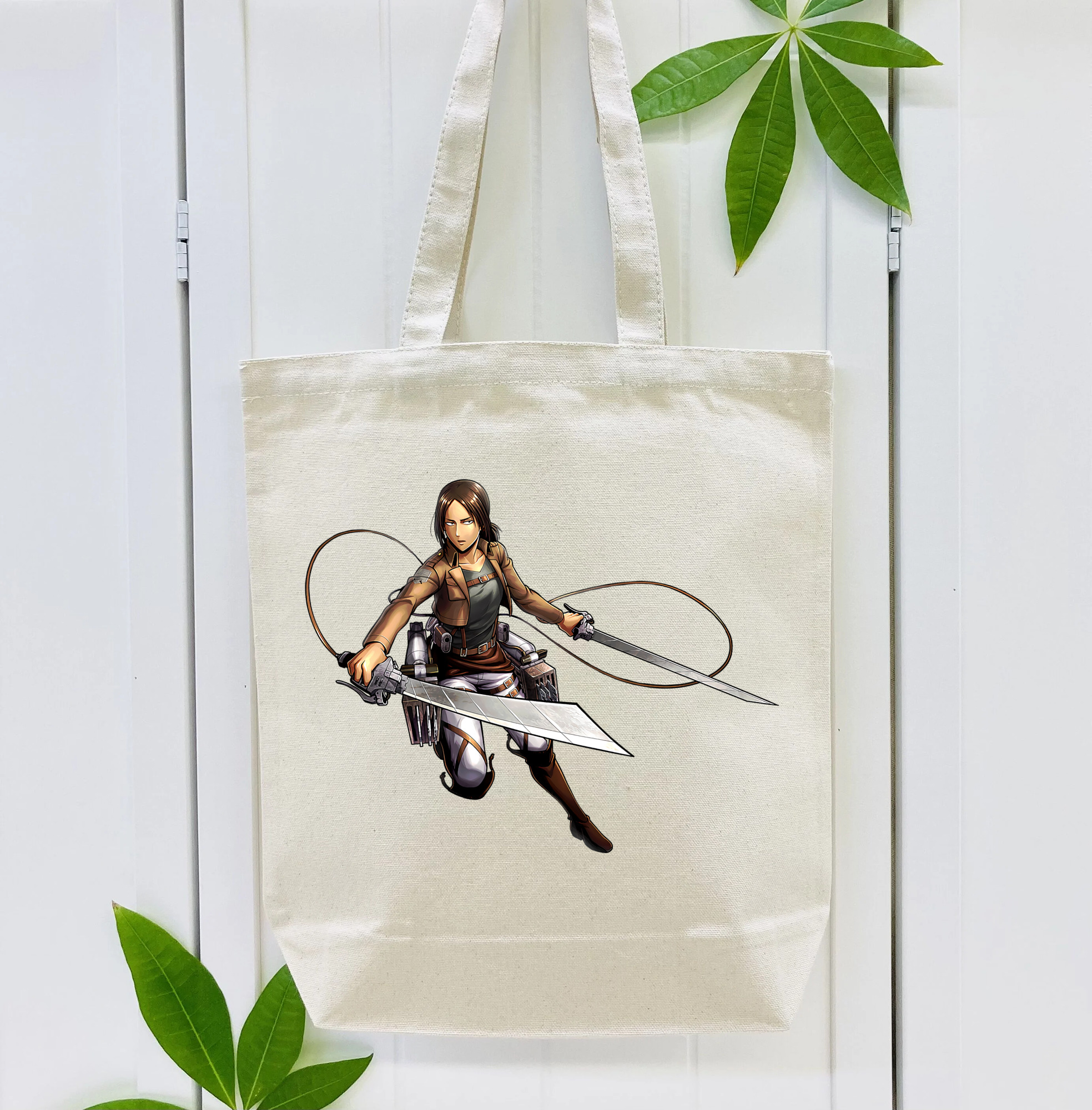 進撃の巨人 Attack on Titan 縦型キャンバス生地手提げバッグ　トートバッグ