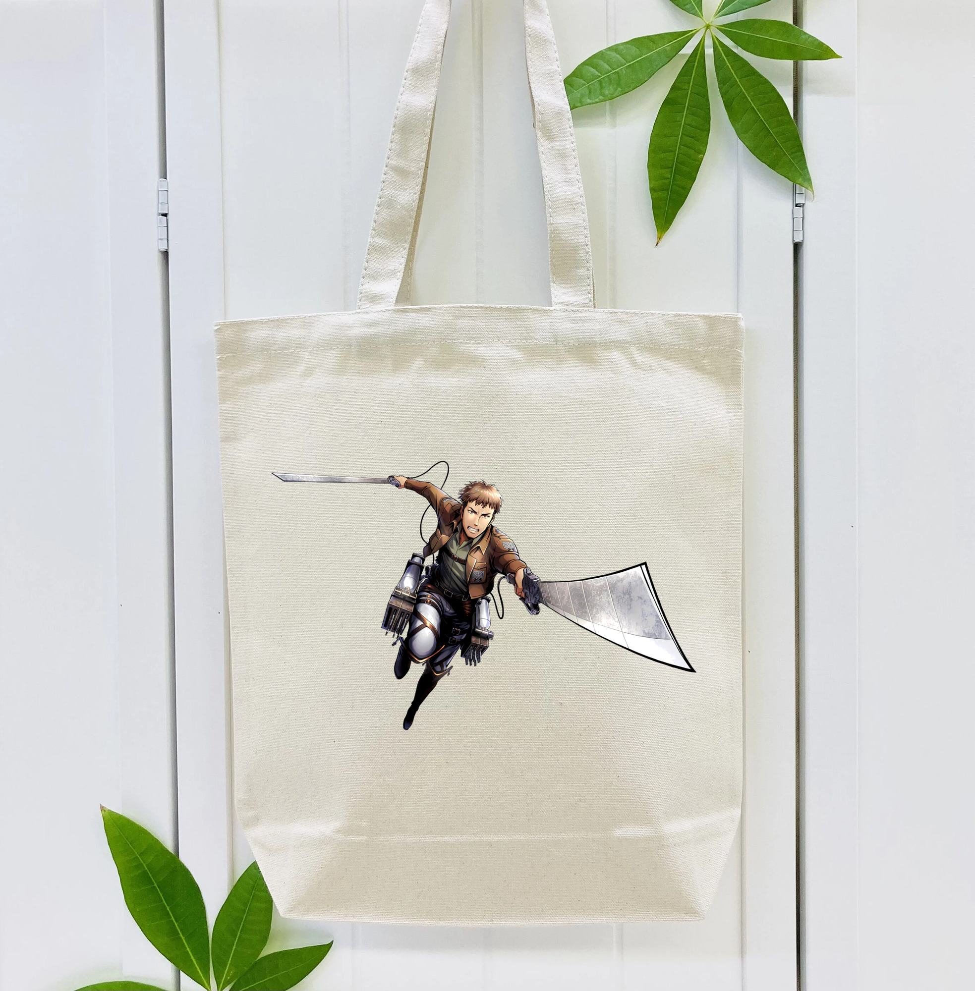 進撃の巨人 Attack on Titan 縦型キャンバス生地手提げバッグ　トートバッグ