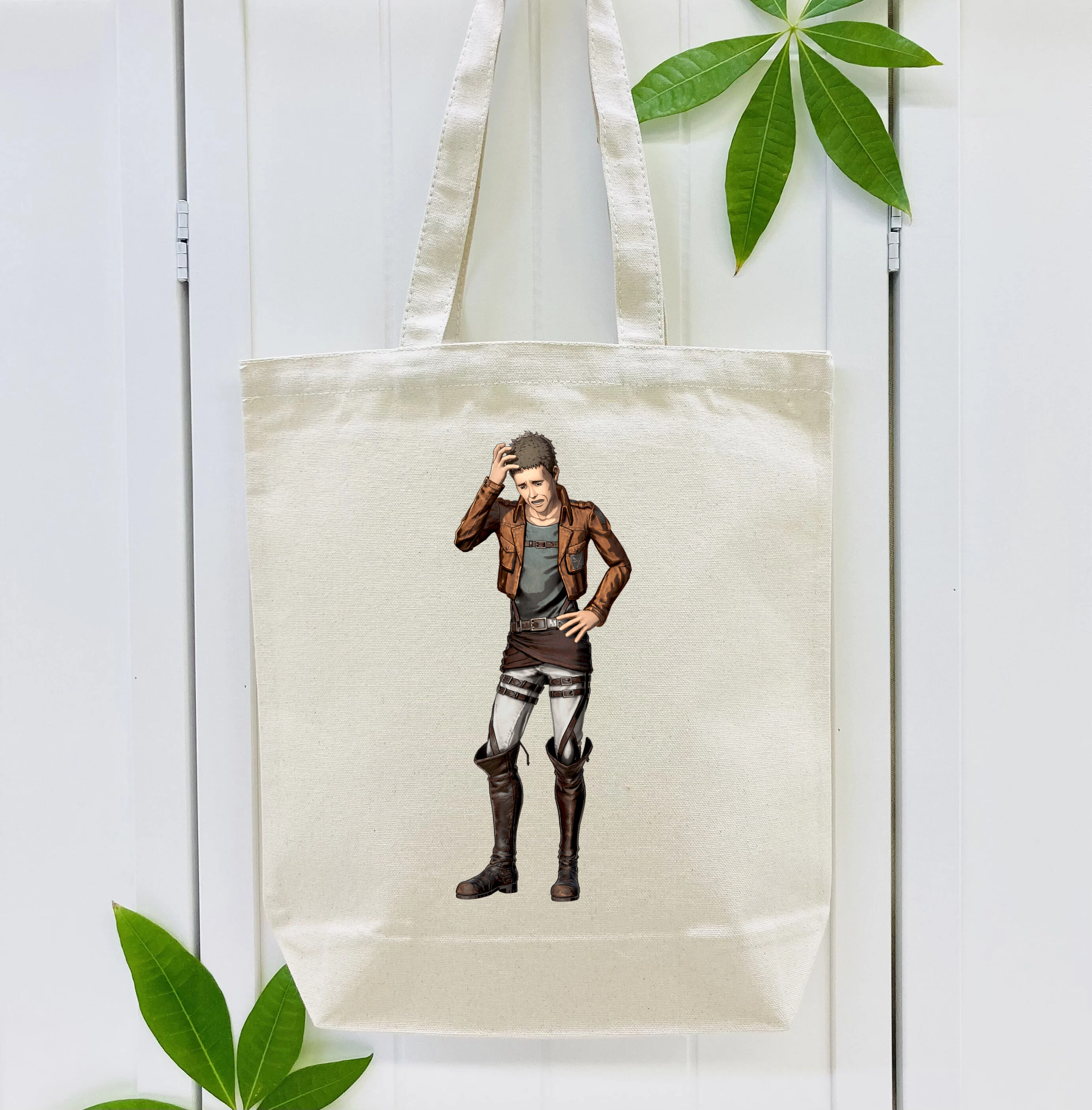 進撃の巨人 Attack on Titan 縦型キャンバス生地手提げバッグ　トートバッグ