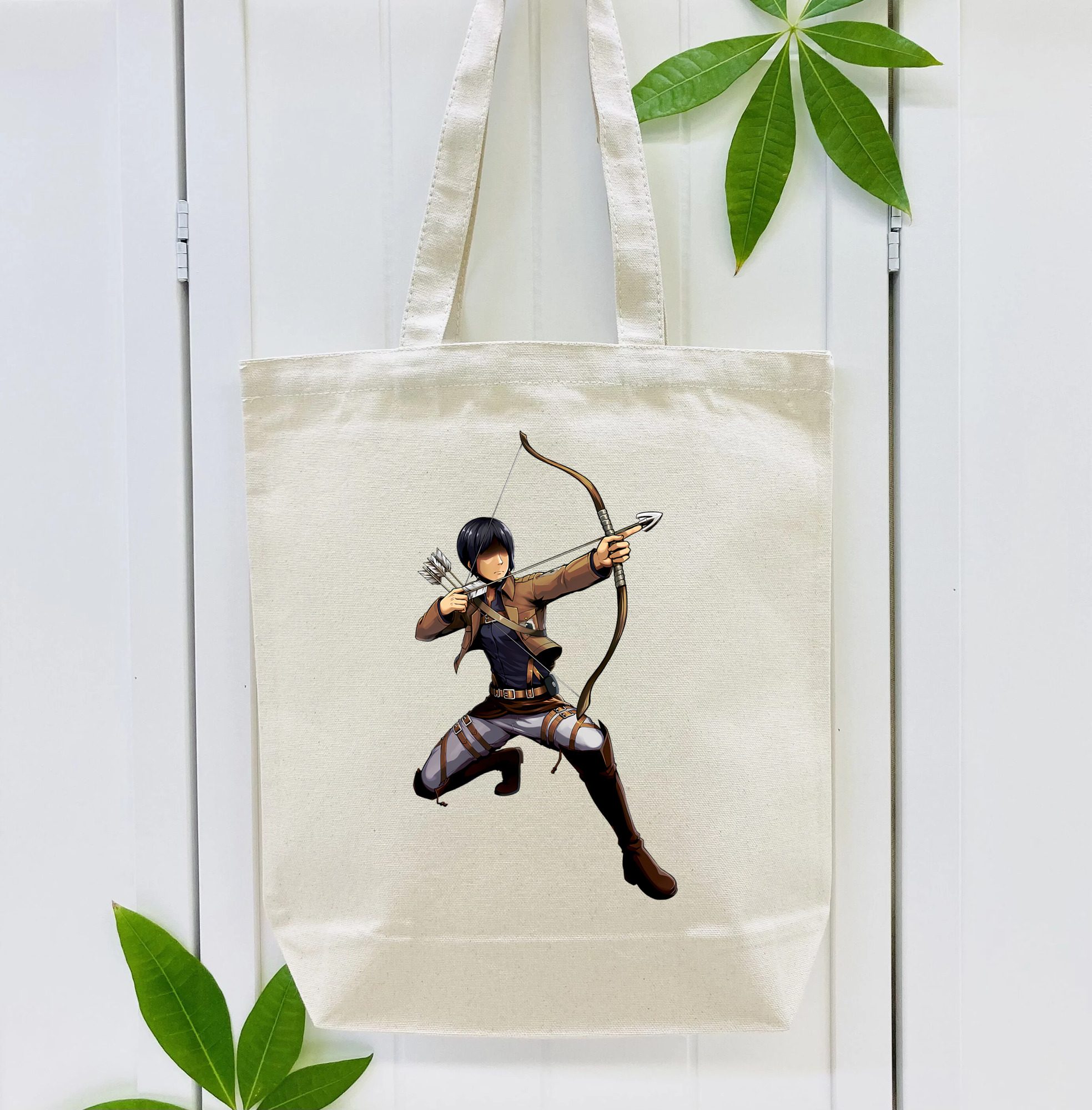 進撃の巨人 Attack on Titan 縦型キャンバス生地手提げバッグ　トートバッグ