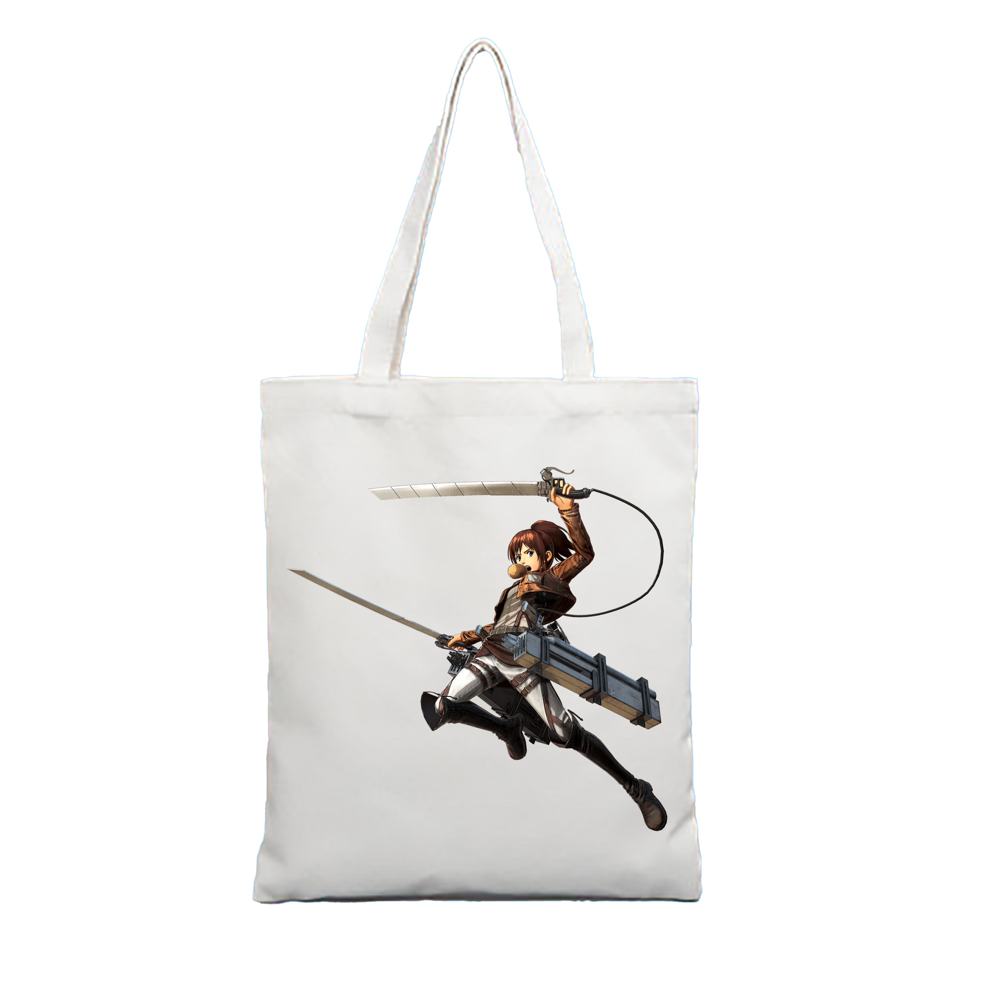 （画像用） 進撃の巨人 サシャ·ブラウス Attack on Titan Sasha Blaus 縦型キャンバス生地手提げバッグ　トートバッグ