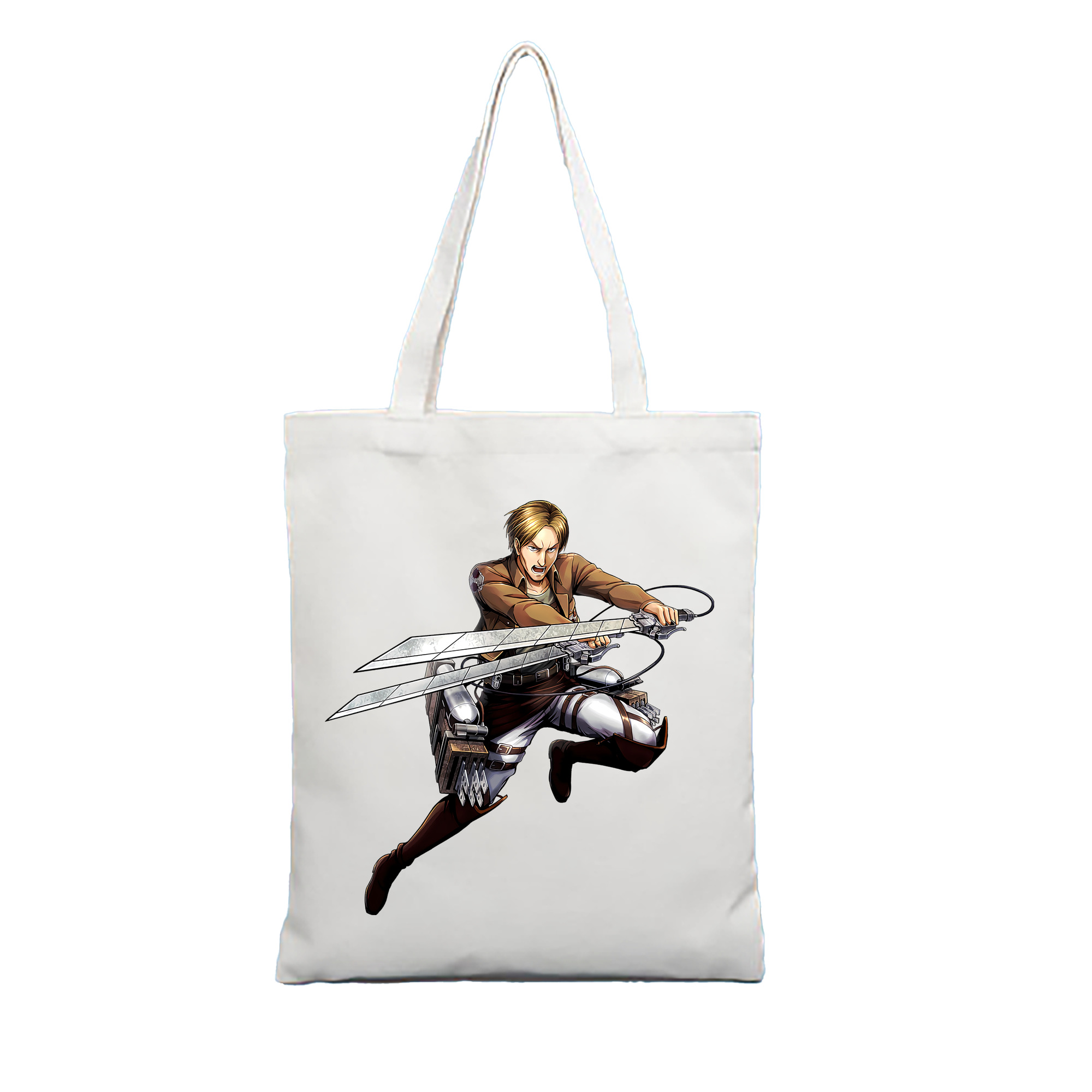 （画像用） 進撃の巨人 Attack on Titan 縦型キャンバス生地手提げバッグ　トートバッグ