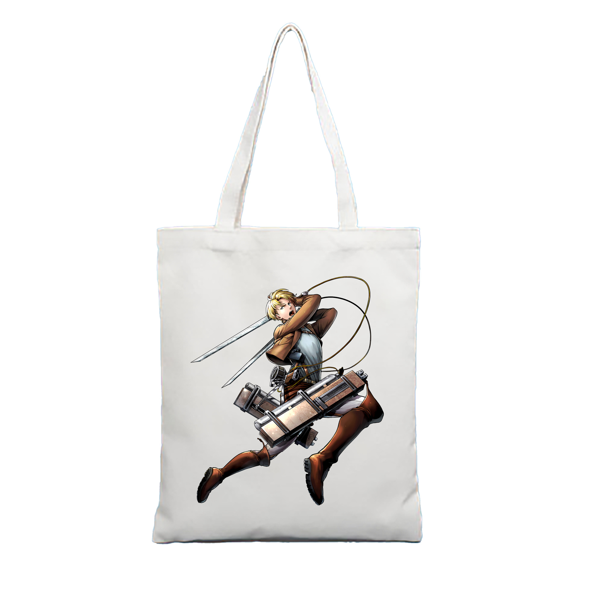 （画像用） 進撃の巨人 Attack on Titan 縦型キャンバス生地手提げバッグ　トートバッグ