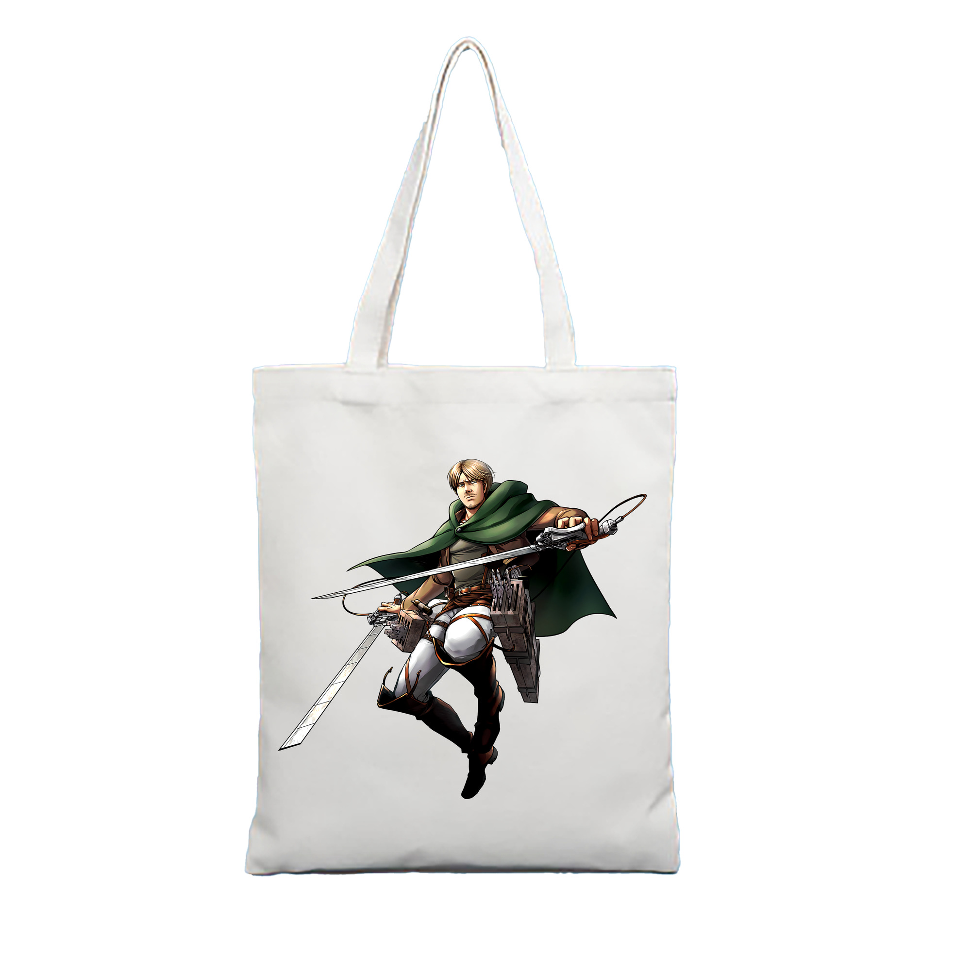（画像用） 進撃の巨人 Attack on Titan 縦型キャンバス生地手提げバッグ　トートバッグ