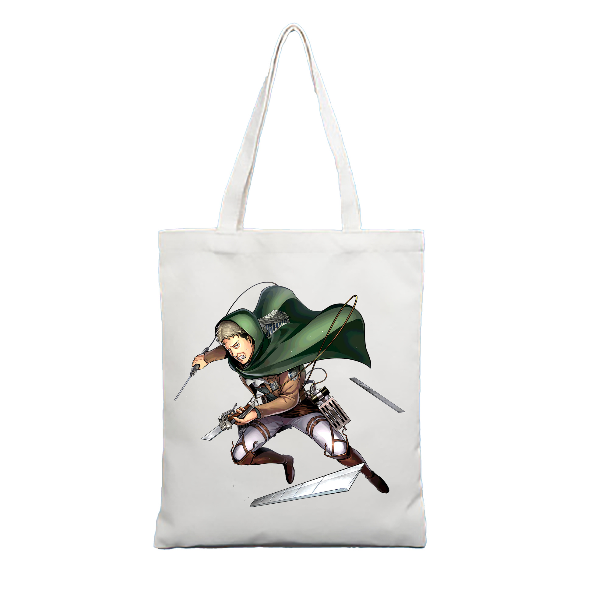 （画像用） 進撃の巨人 Attack on Titan 縦型キャンバス生地手提げバッグ　トートバッグ