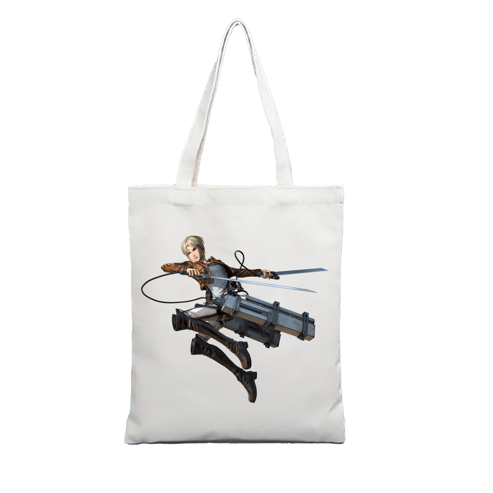 （画像用） 進撃の巨人 Attack on Titan 縦型キャンバス生地手提げバッグ　トートバッグ