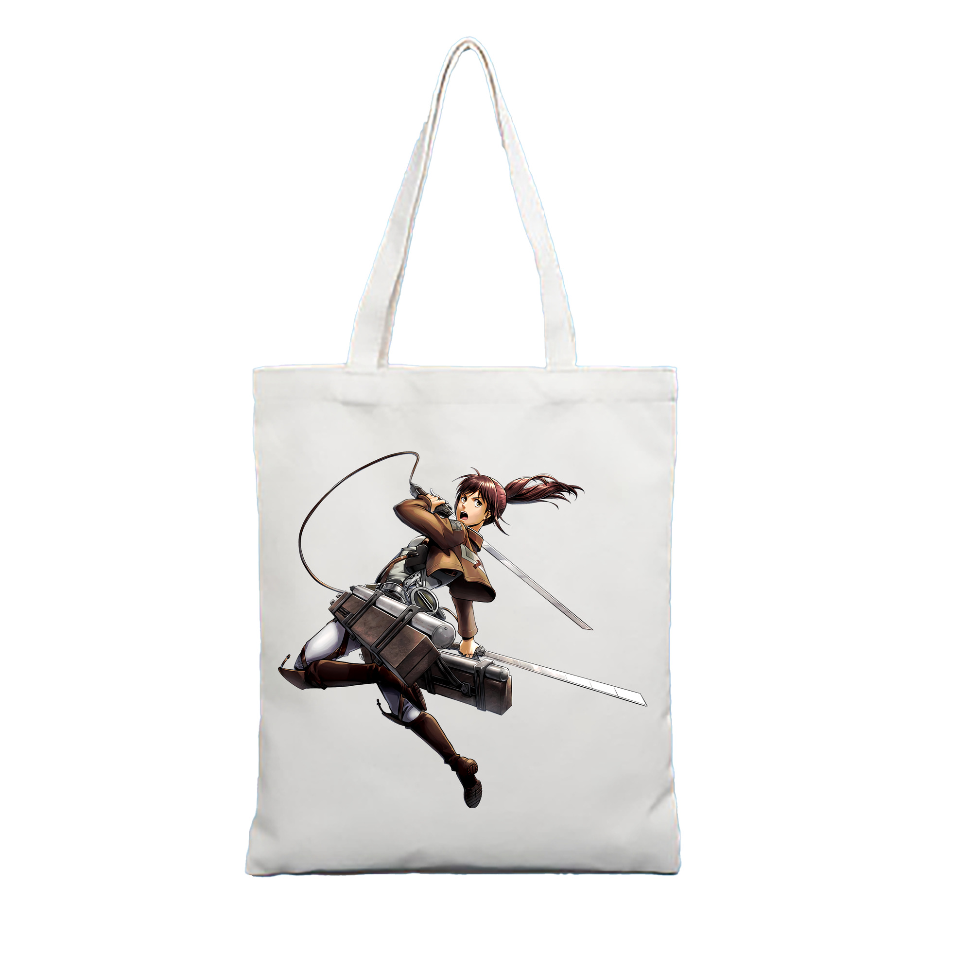 （画像用） 進撃の巨人 サシャ·ブラウス Attack on Titan Sasha Blaus 縦型キャンバス生地手提げバッグ　トートバッグ