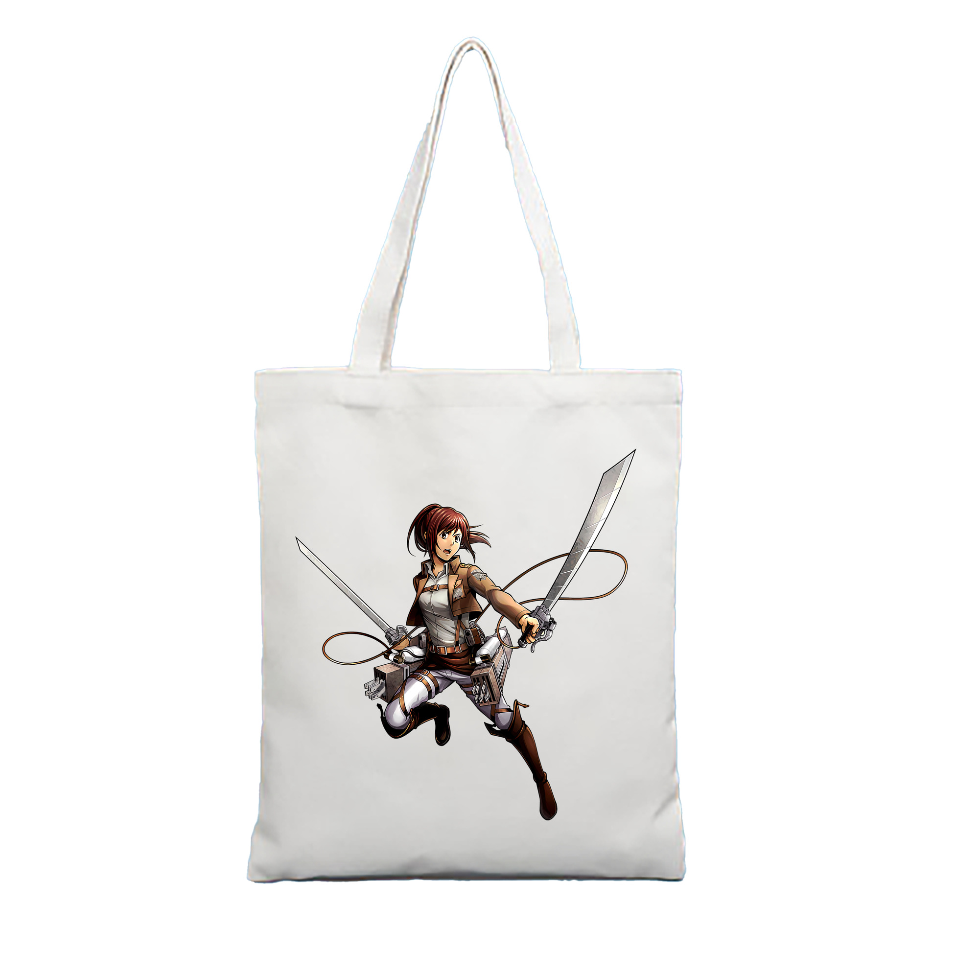 （画像用） 進撃の巨人 サシャ·ブラウス Attack on Titan Sasha Blaus 縦型キャンバス生地手提げバッグ　トートバッグ