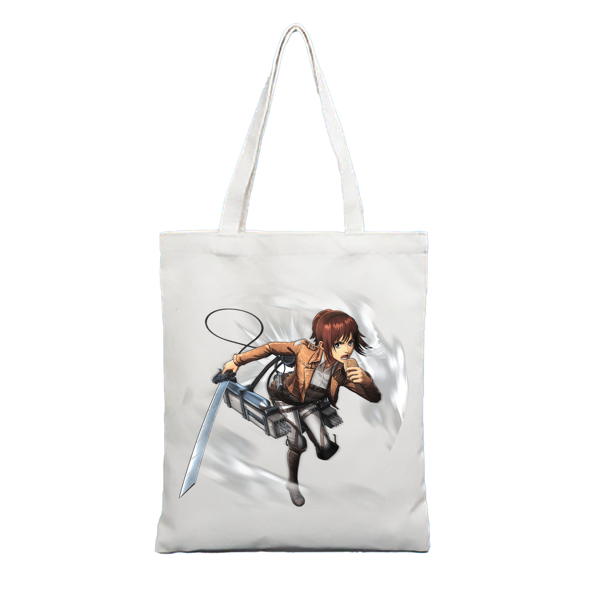 （画像用） 進撃の巨人 サシャ·ブラウス Attack on Titan Sasha Blaus 縦型キャンバス生地手提げバッグ　トートバッグ