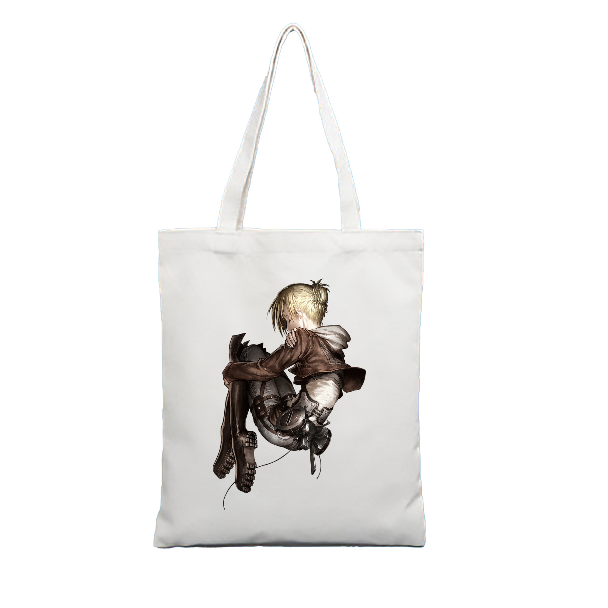 （画像用） 進撃の巨人 アニ・レオンハート Attack on Titan Annie Leonhart 縦型キャンバス生地手提げバッグ　トートバッグ