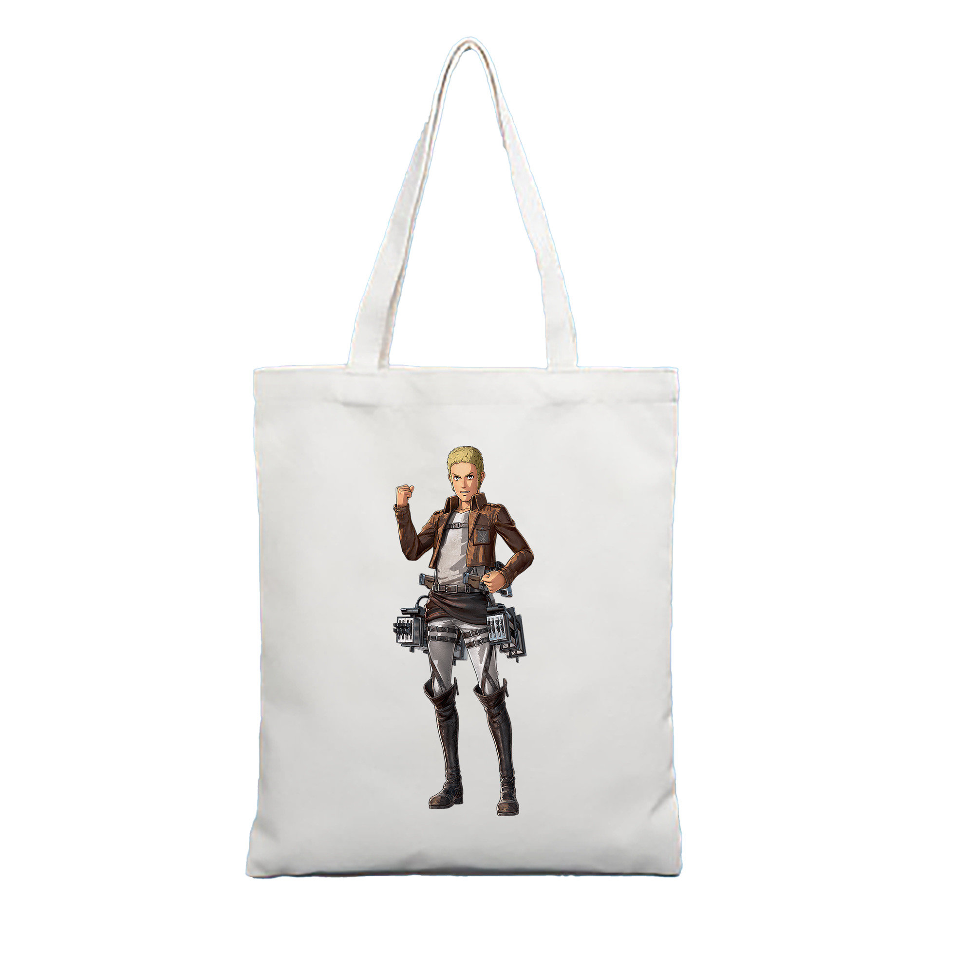 （画像用） 進撃の巨人 ライナー・ブラウン Attack on Titan Reiner Braun 縦型キャンバス生地手提げバッグ　トートバッグ