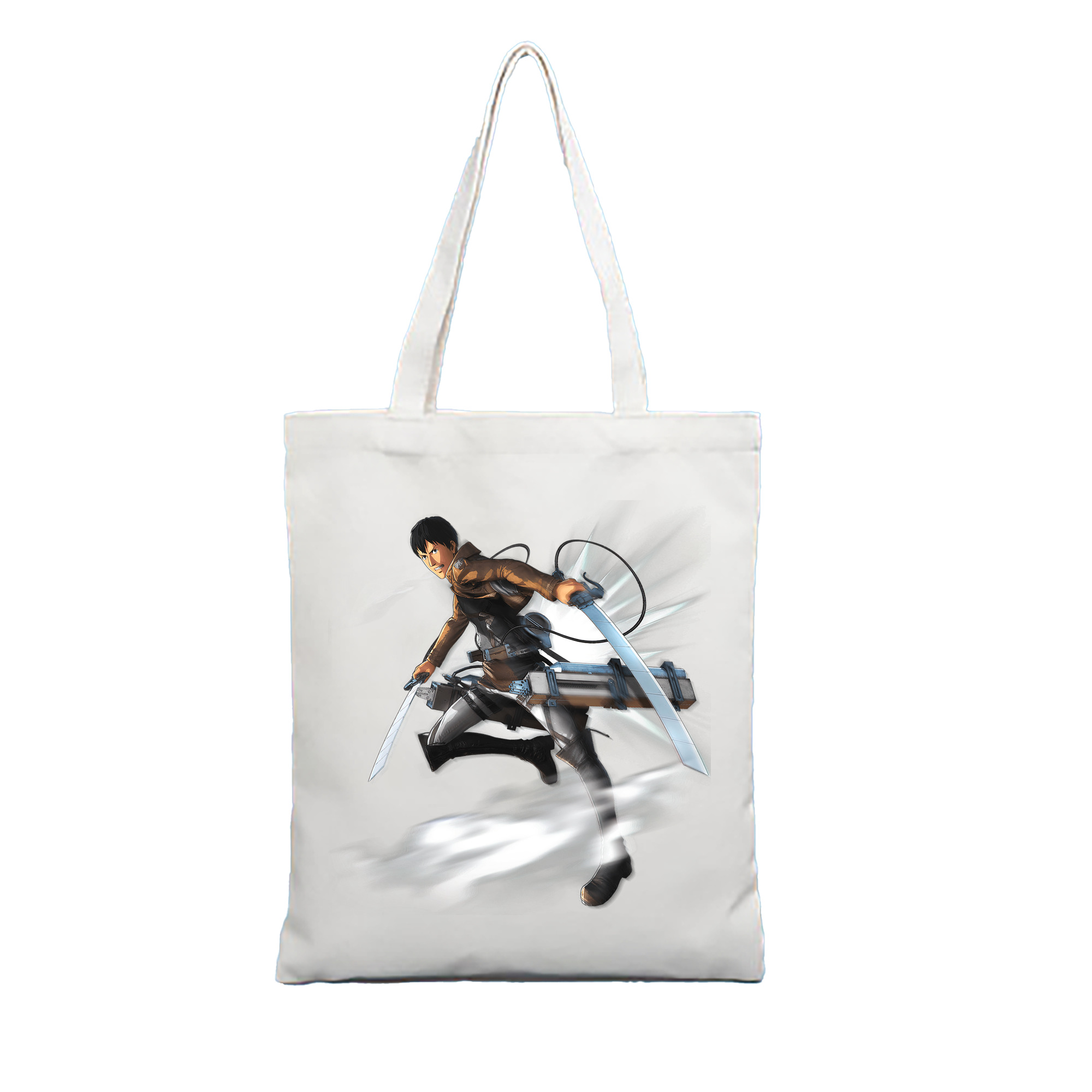 （画像用） 進撃の巨人 ベルトルト・フーバー Attack on Titan Bertholdt Hoover 縦型キャンバス生地手提げバッグ　トートバッグ