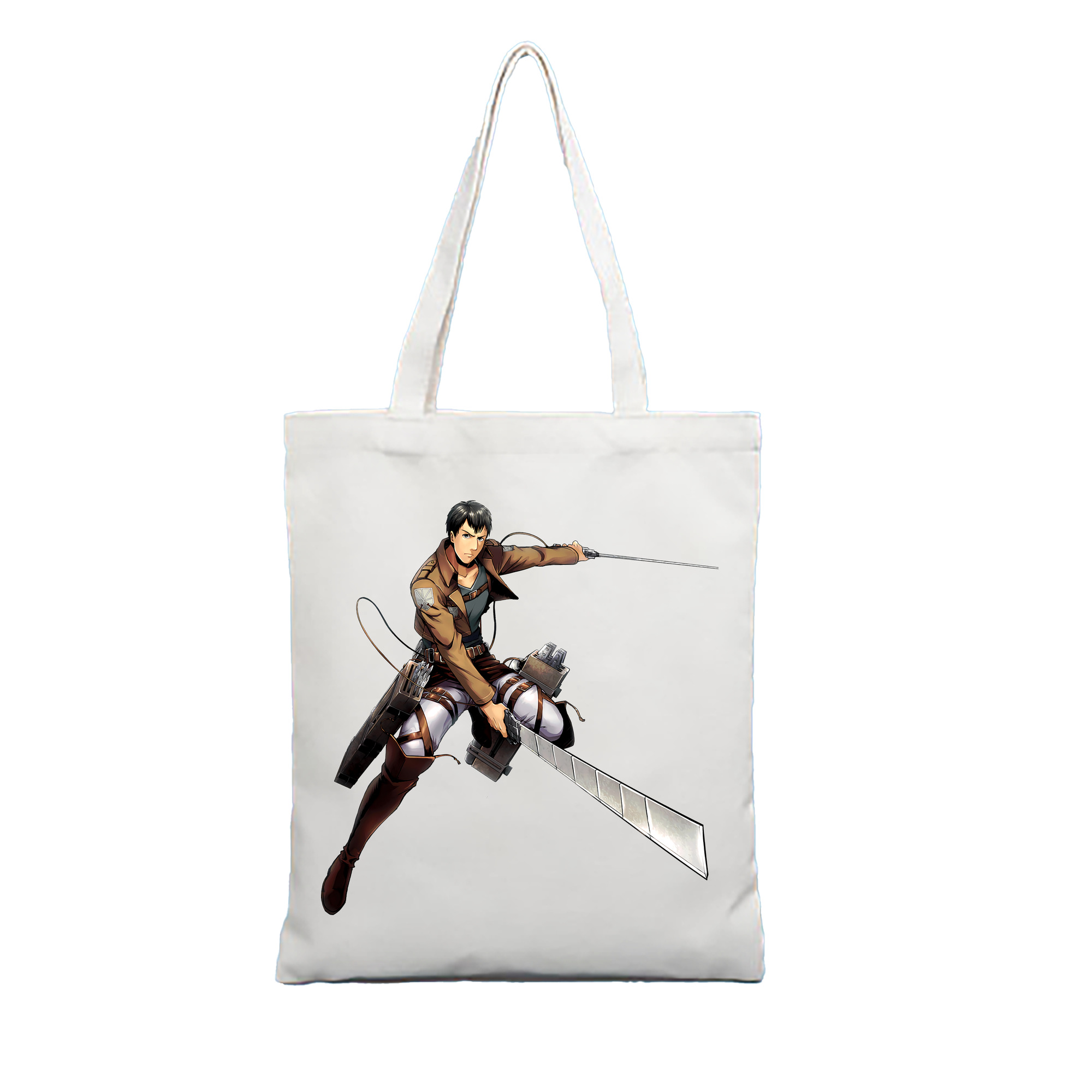 （画像用） 進撃の巨人 ベルトルト・フーバー Attack on Titan Bertholdt Hoover 縦型キャンバス生地手提げバッグ　トートバッグ