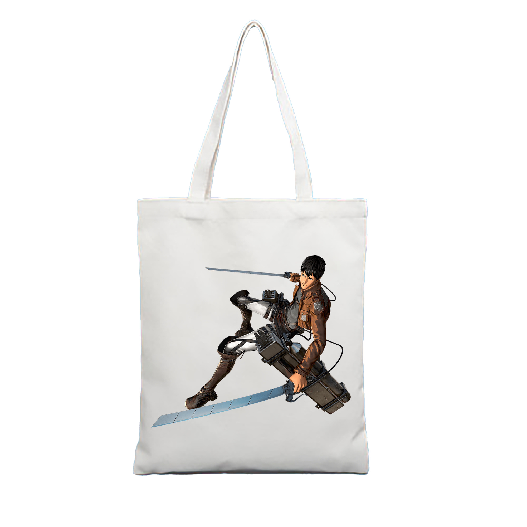 （画像用） 進撃の巨人 ベルトルト・フーバー Attack on Titan Bertholdt Hoover 縦型キャンバス生地手提げバッグ　トートバッグ