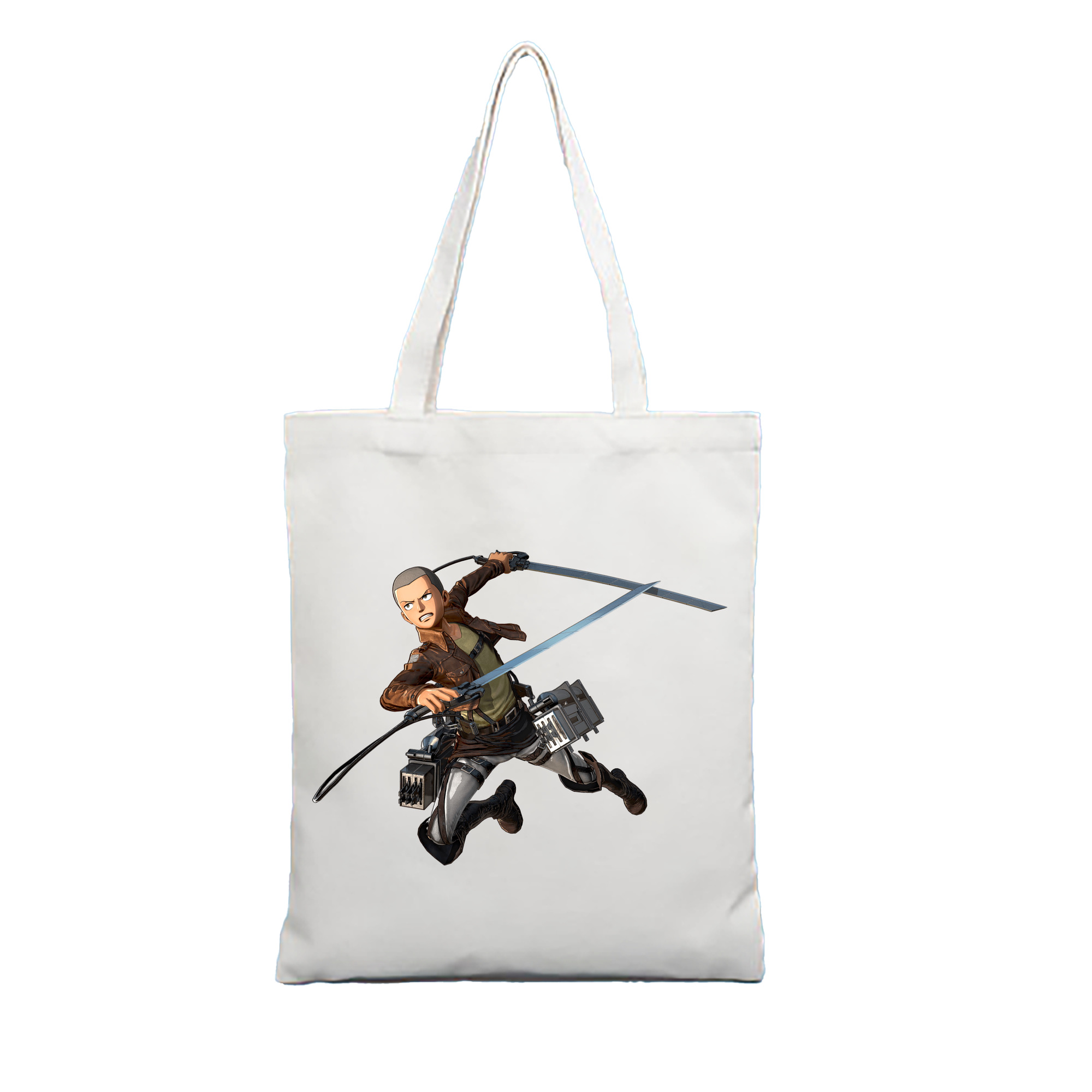 （画像用） 進撃の巨人 コニー·スプリンガー Attack on Titan Connie Springer 縦型キャンバス生地手提げバッグ　トートバッグ