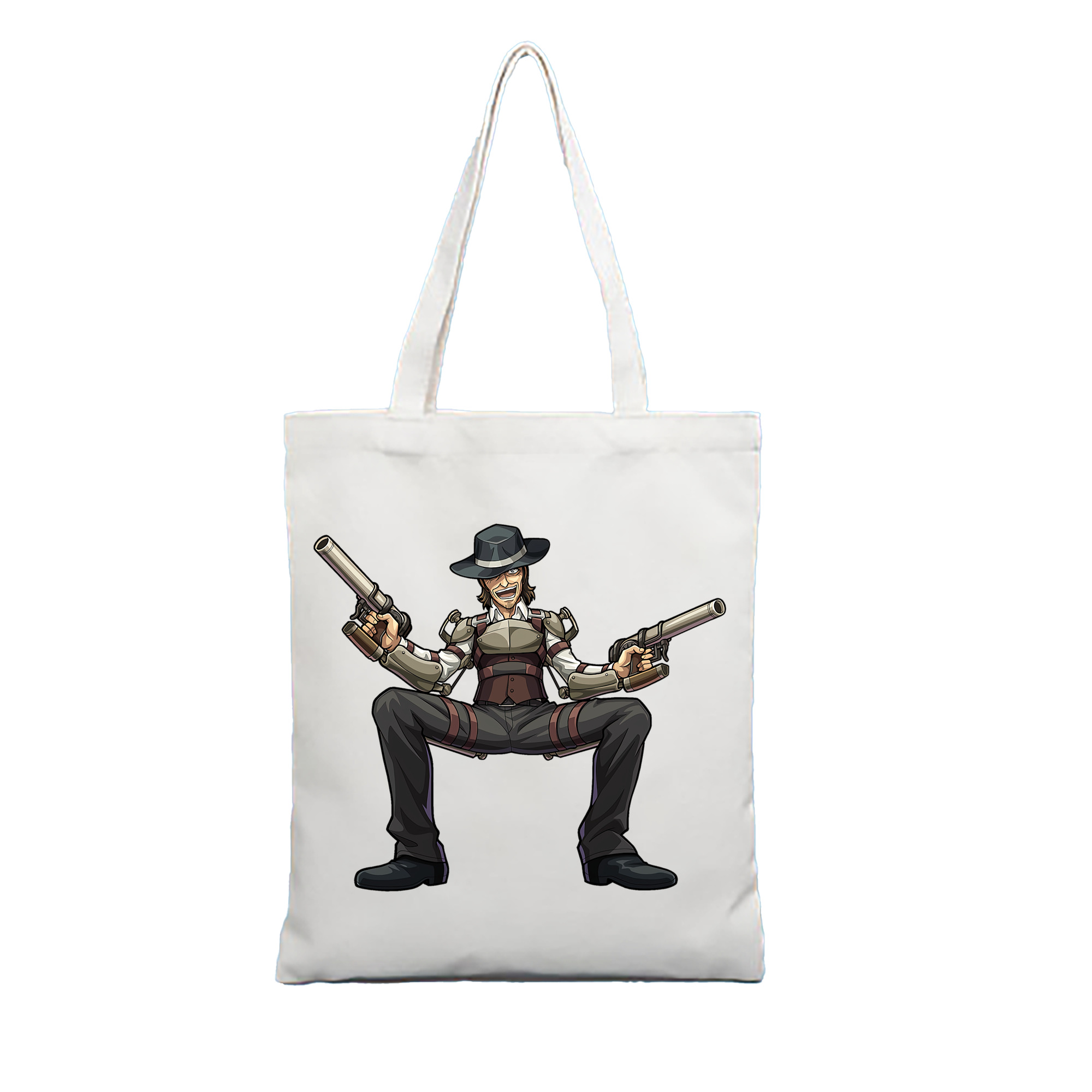 （画像用） 進撃の巨人 ケニー·アッカーマン Attack on Titan Kenny Ackerman 縦型キャンバス生地手提げバッグ　トートバッグ