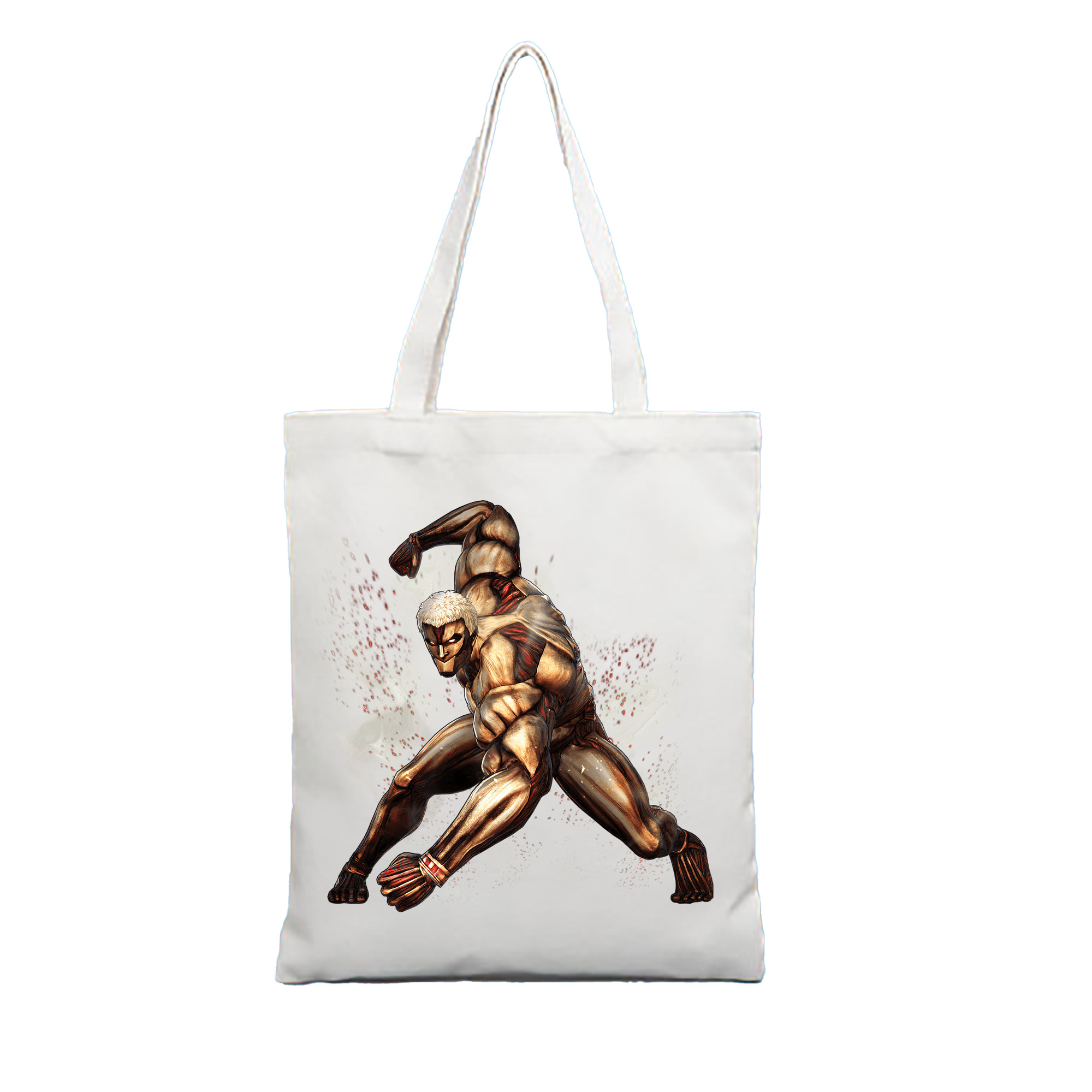 （画像用） 進撃の巨人 Attack on Titan 縦型キャンバス生地手提げバッグ　トートバッグ