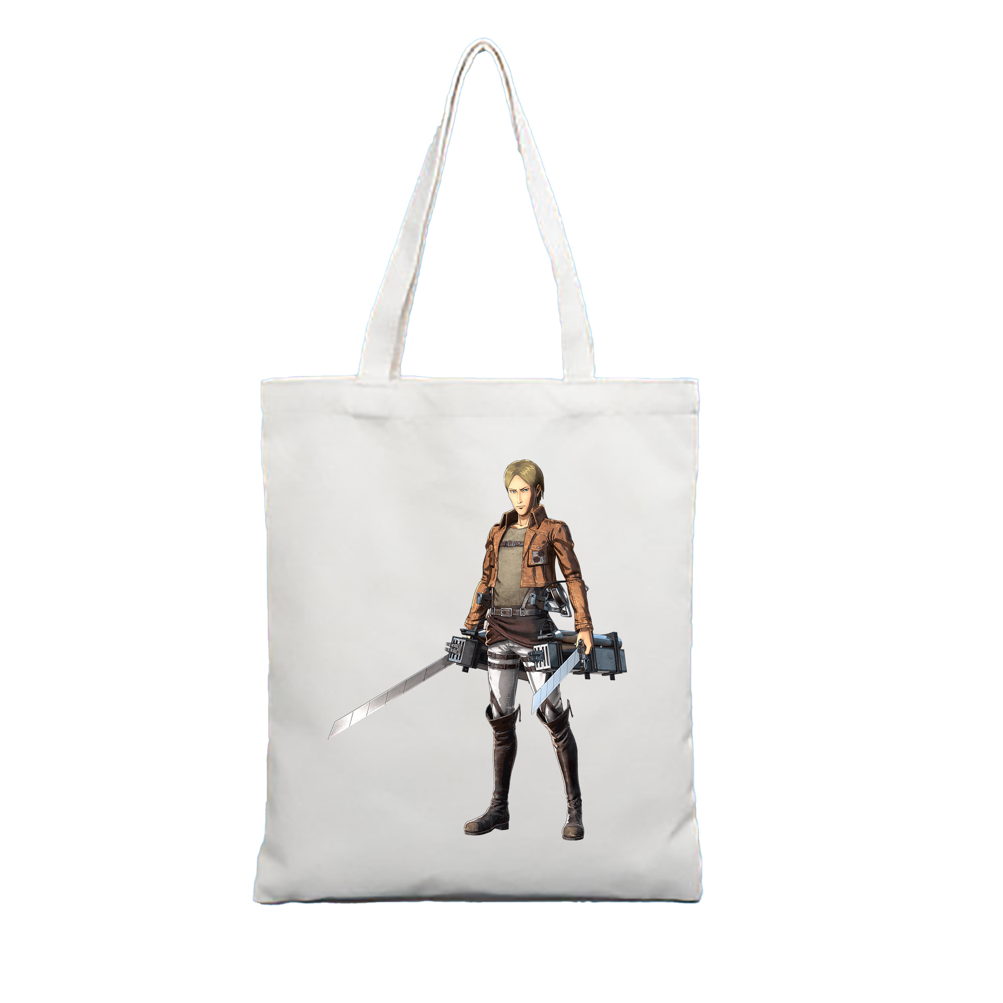 （画像用） 進撃の巨人 Attack on Titan 縦型キャンバス生地手提げバッグ　トートバッグ
