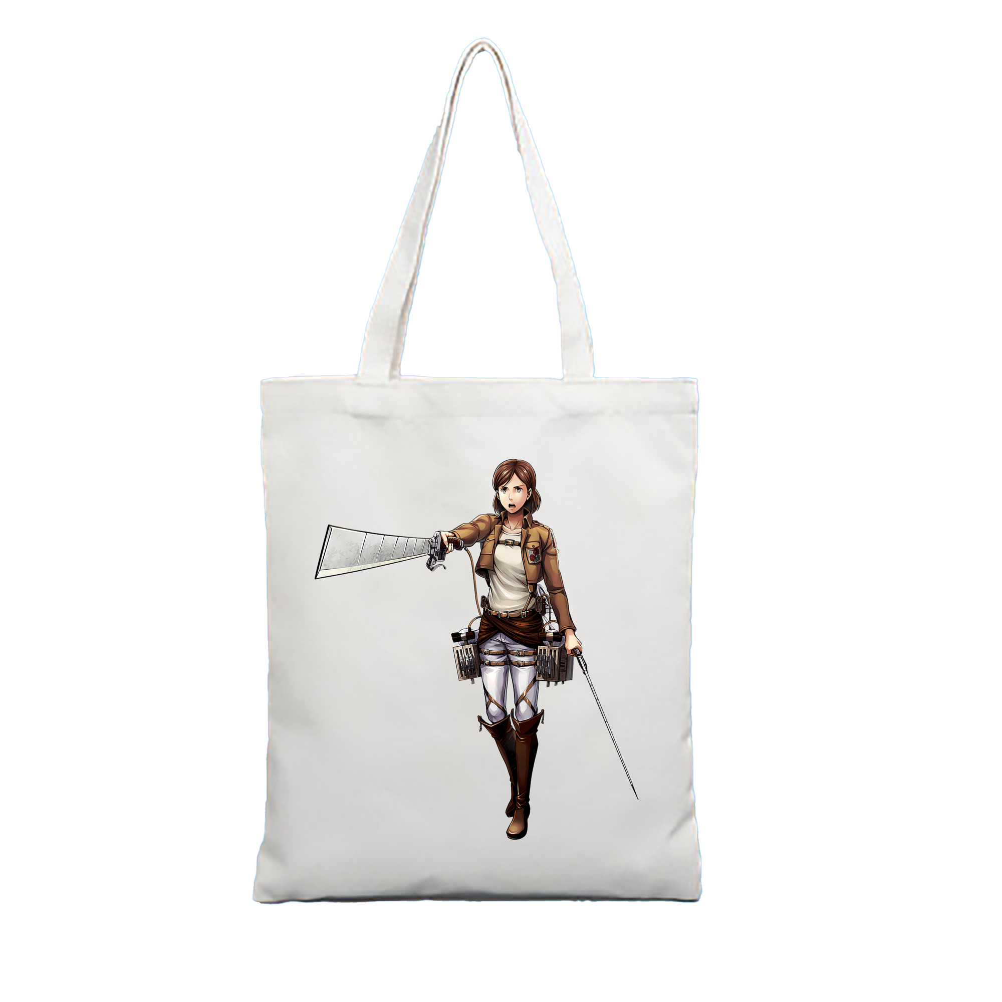 （画像用） 進撃の巨人 Attack on Titan 縦型キャンバス生地手提げバッグ　トートバッグ