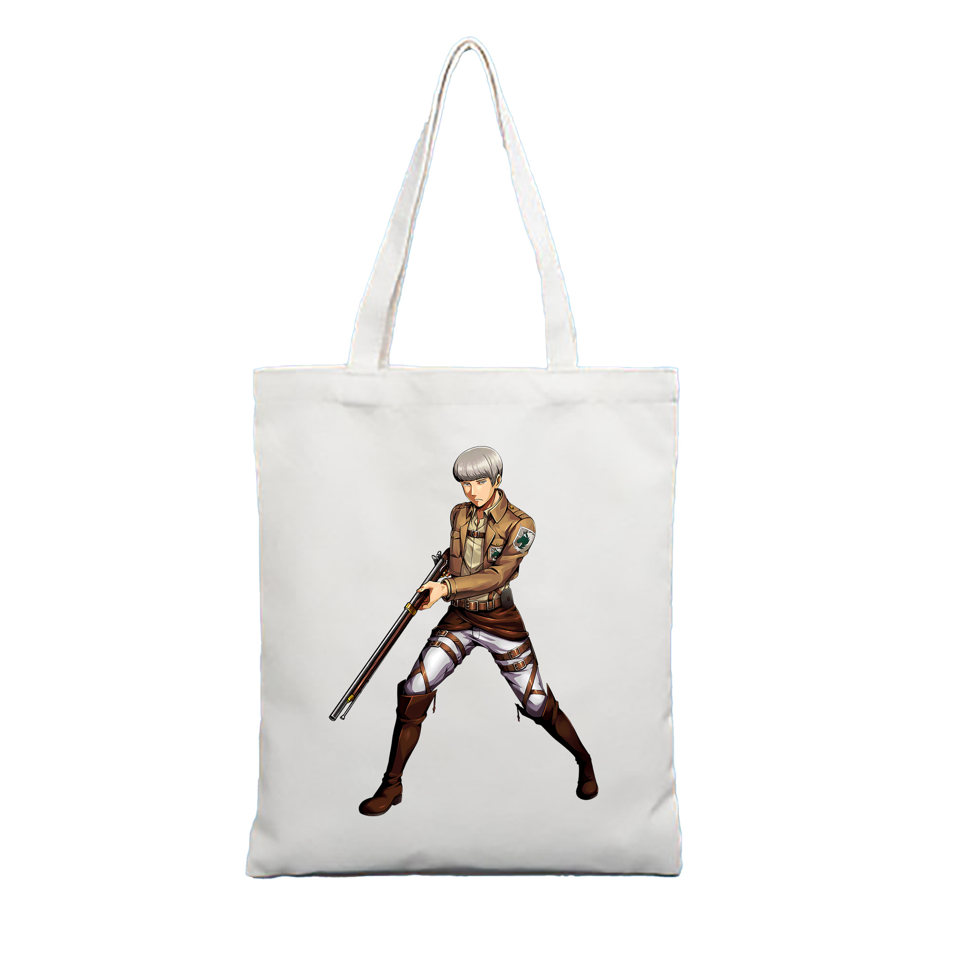 （画像用） 進撃の巨人 Attack on Titan 縦型キャンバス生地手提げバッグ　トートバッグ