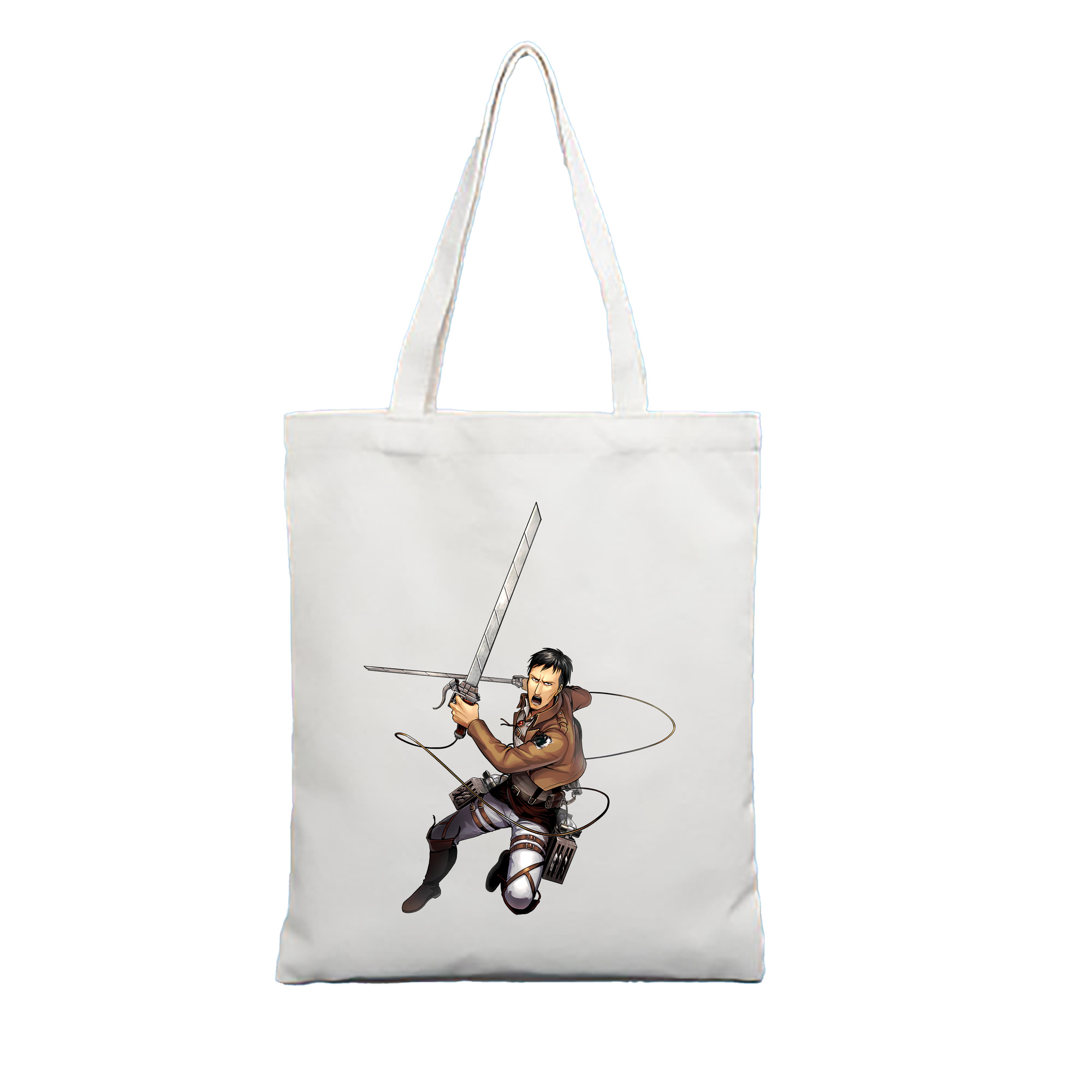 （画像用） 進撃の巨人 Attack on Titan 縦型キャンバス生地手提げバッグ　トートバッグ