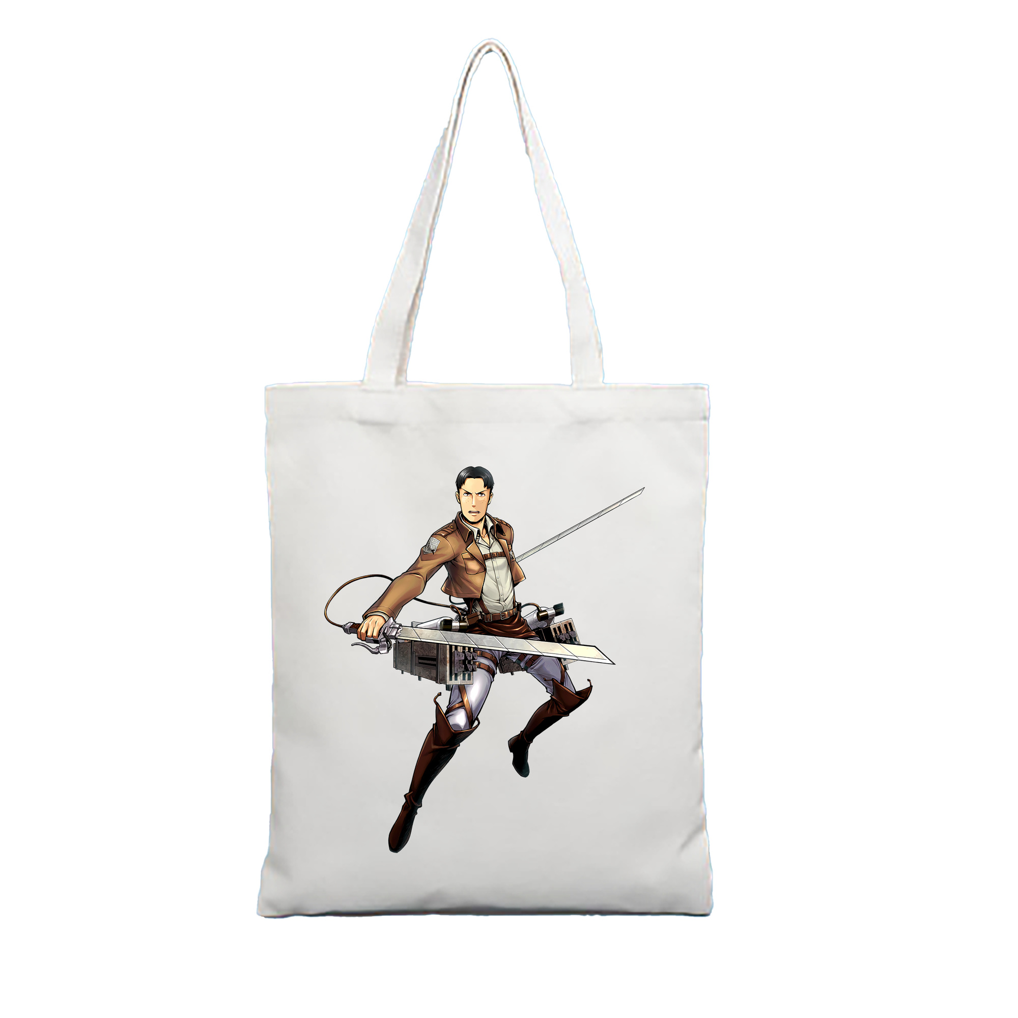 （画像用） 進撃の巨人 Attack on Titan 縦型キャンバス生地手提げバッグ　トートバッグ
