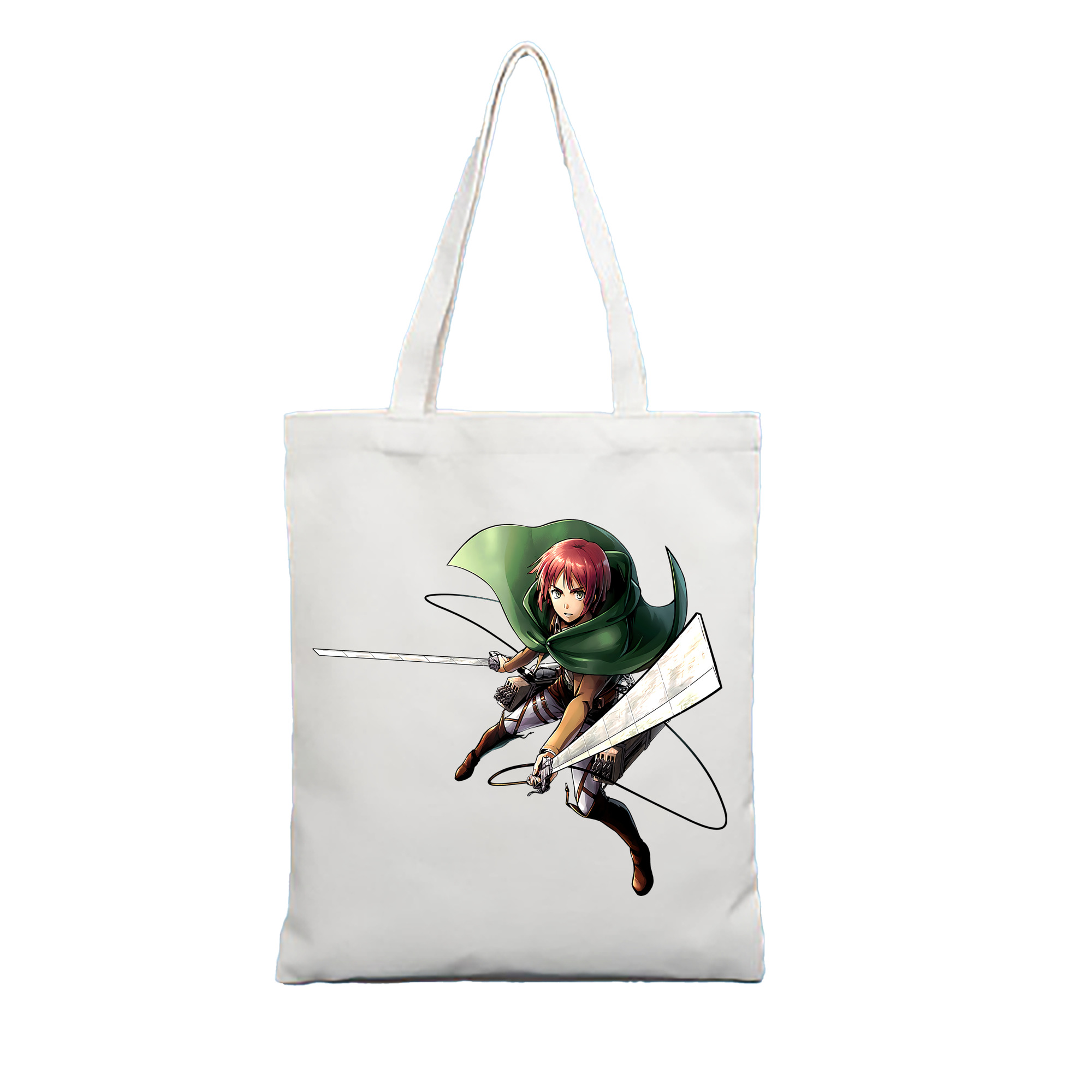 （画像用） 進撃の巨人 Attack on Titan 縦型キャンバス生地手提げバッグ　トートバッグ