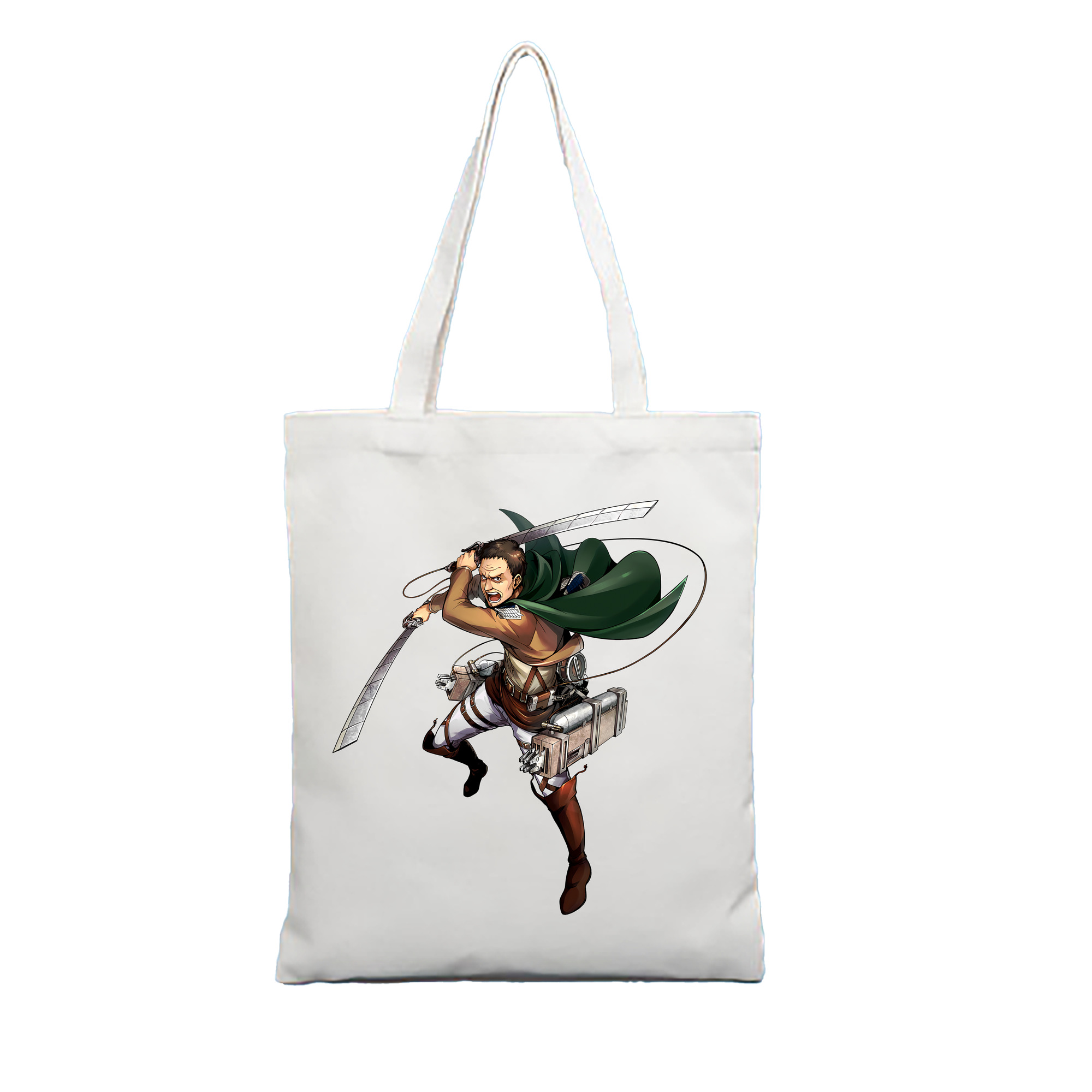 （画像用） 進撃の巨人 Attack on Titan 縦型キャンバス生地手提げバッグ　トートバッグ