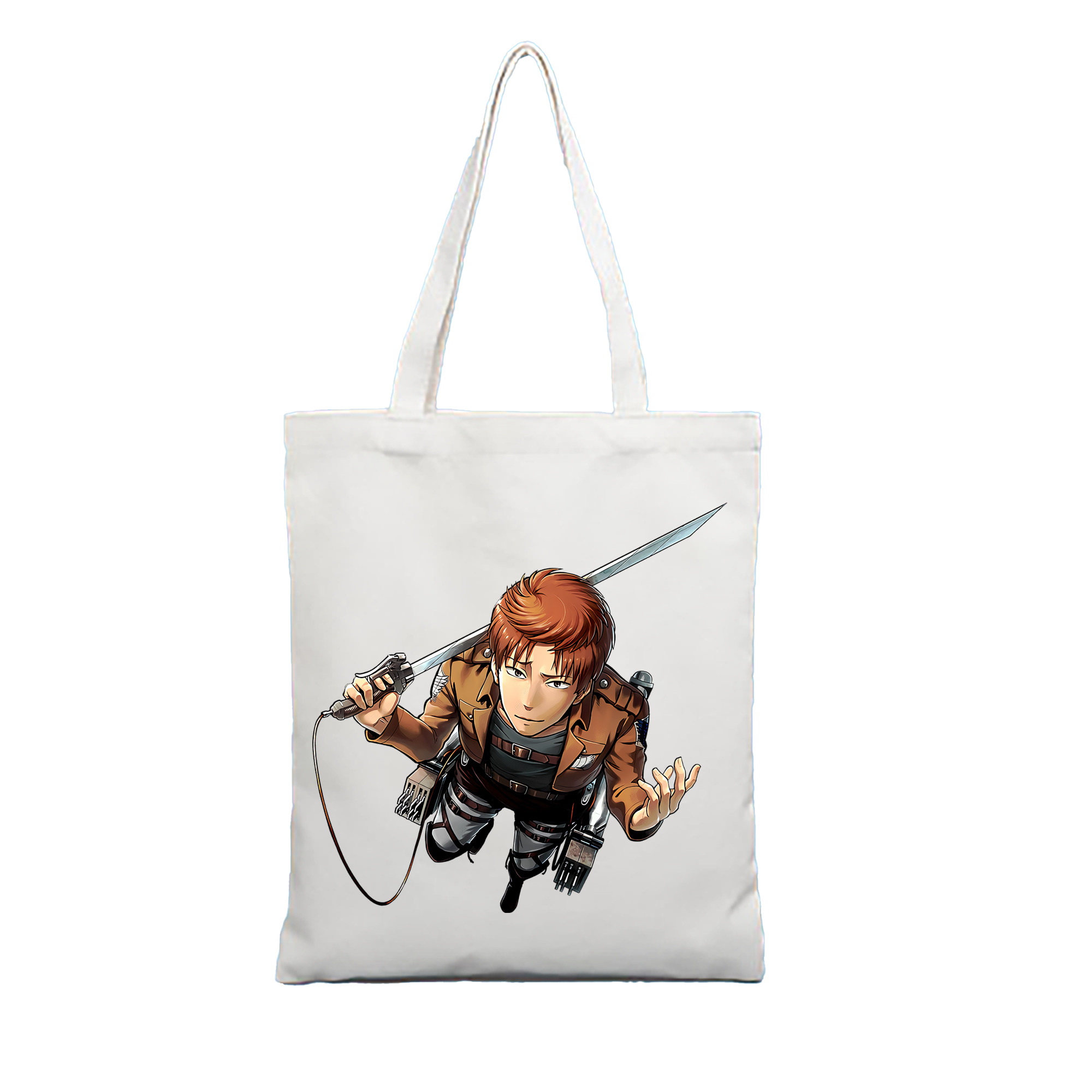 （画像用） 進撃の巨人 Attack on Titan 縦型キャンバス生地手提げバッグ　トートバッグ