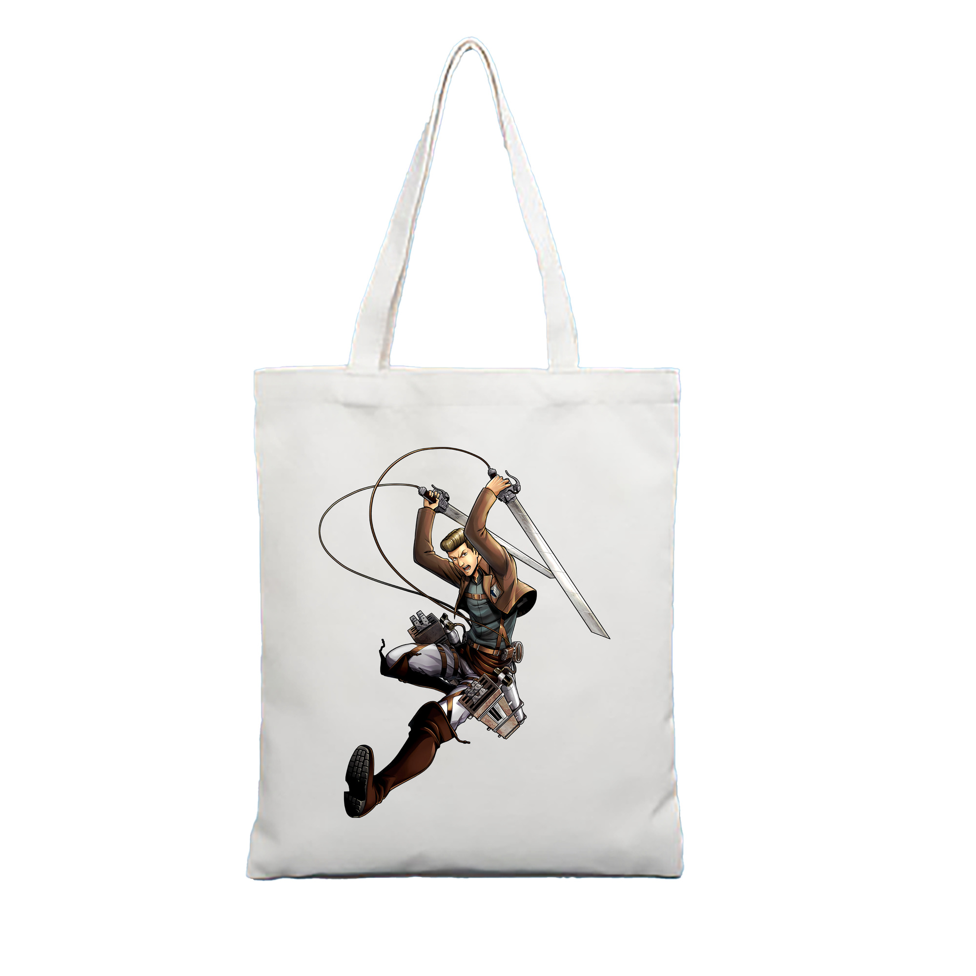 （画像用） 進撃の巨人 Attack on Titan 縦型キャンバス生地手提げバッグ　トートバッグ