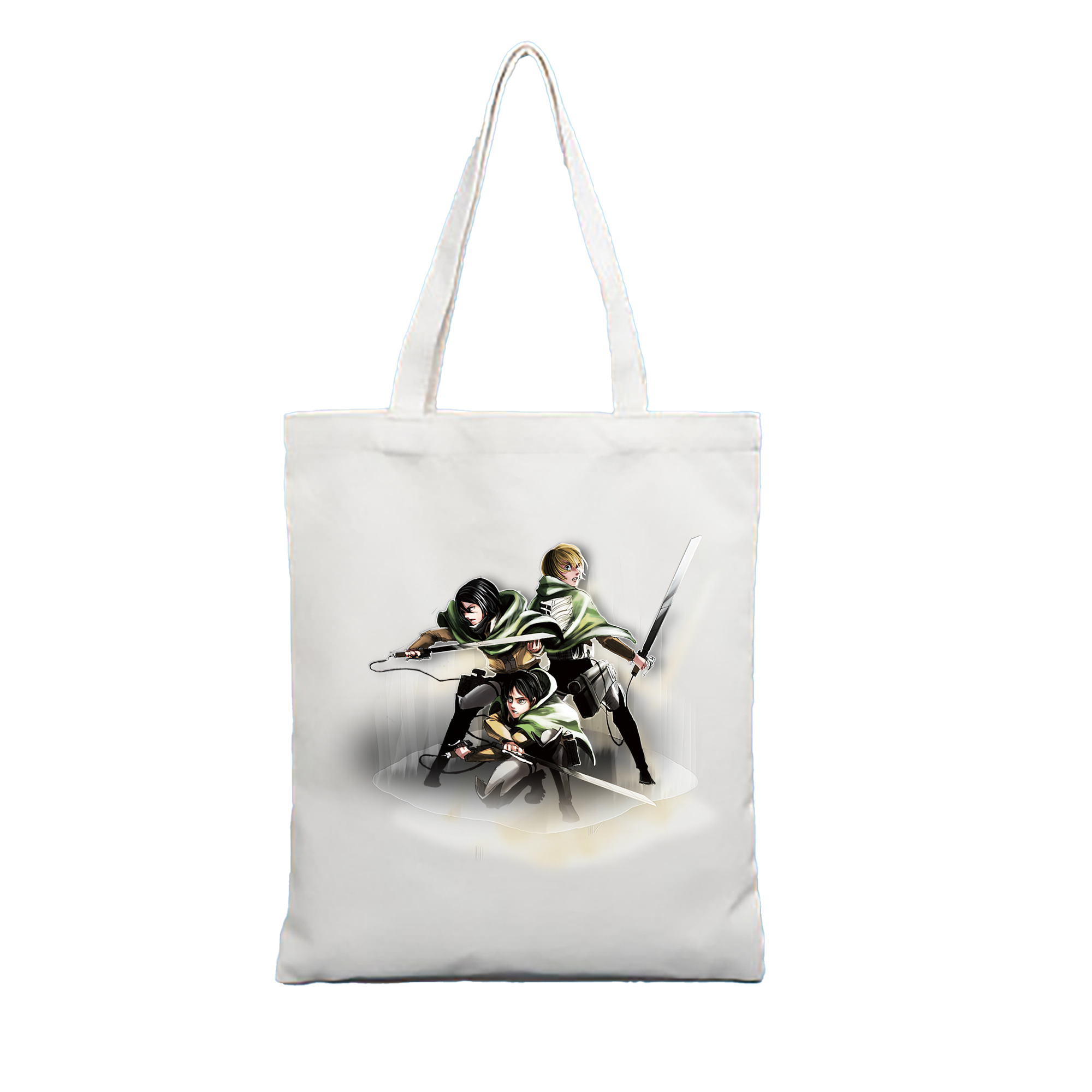 （画像用） 進撃の巨人 Attack on Titan 縦型キャンバス生地手提げバッグ　トートバッグ